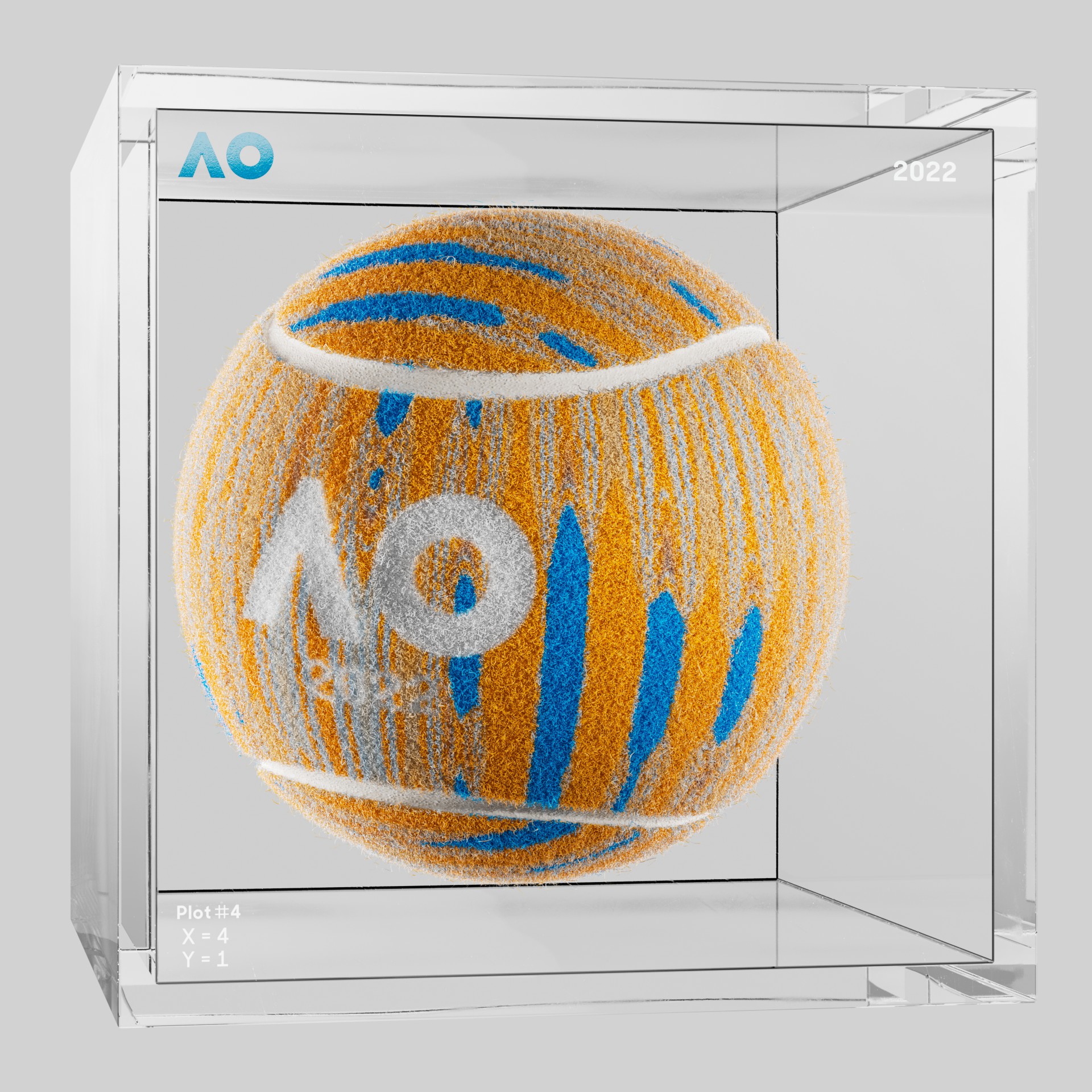 The Australian Open - The Australian Open Art Ball - AO Art Ball #3003 - NFT # 3003