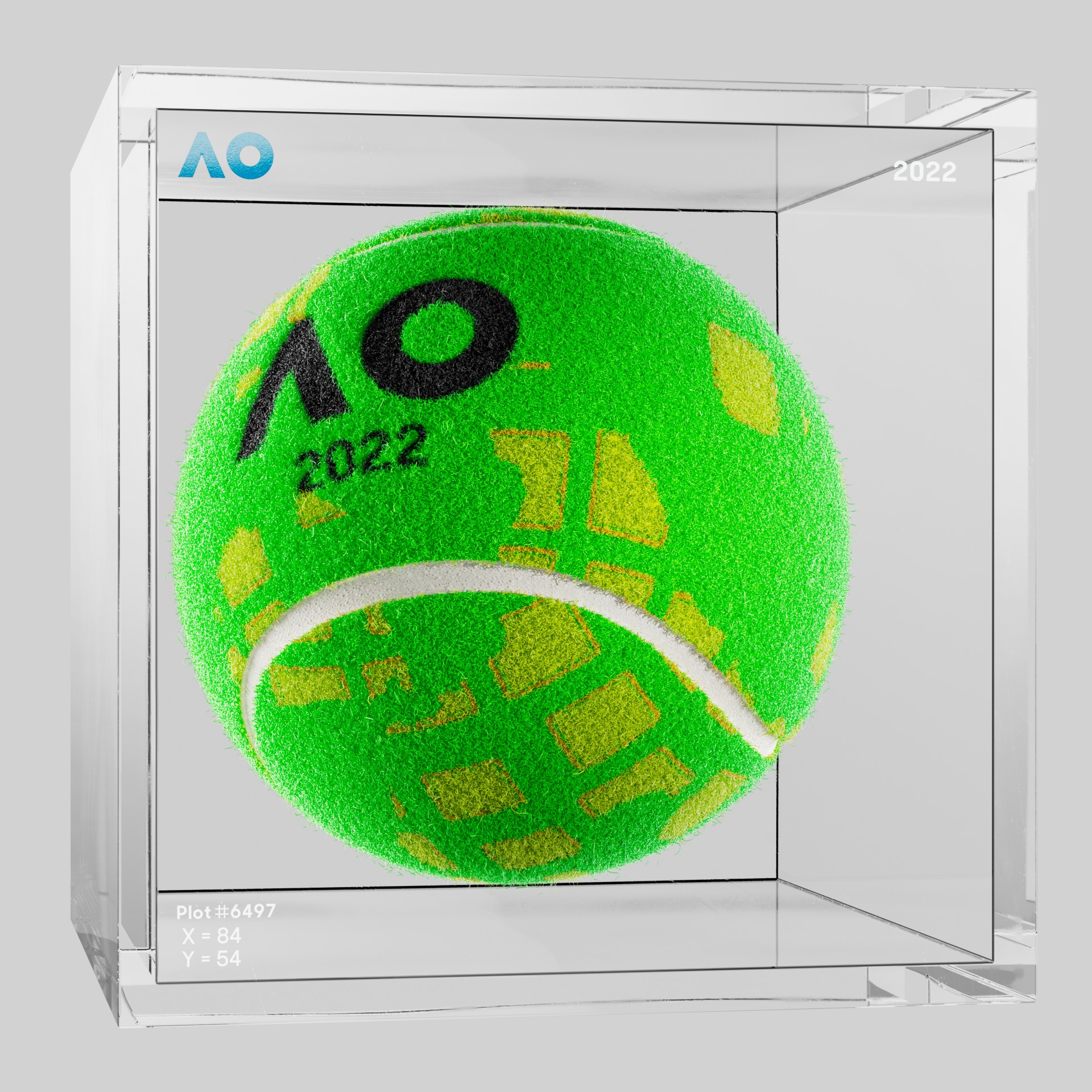 The Australian Open - The Australian Open Art Ball - AO Art Ball #3007 - NFT # 3007