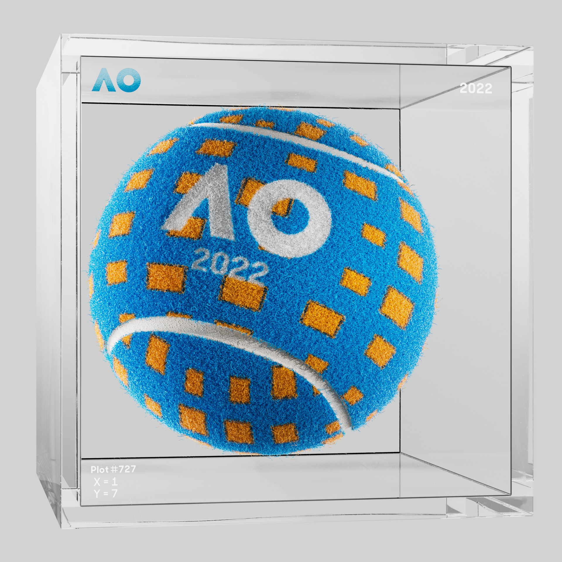 The Australian Open - The Australian Open Art Ball - AO Art Ball #309 - NFT # 309