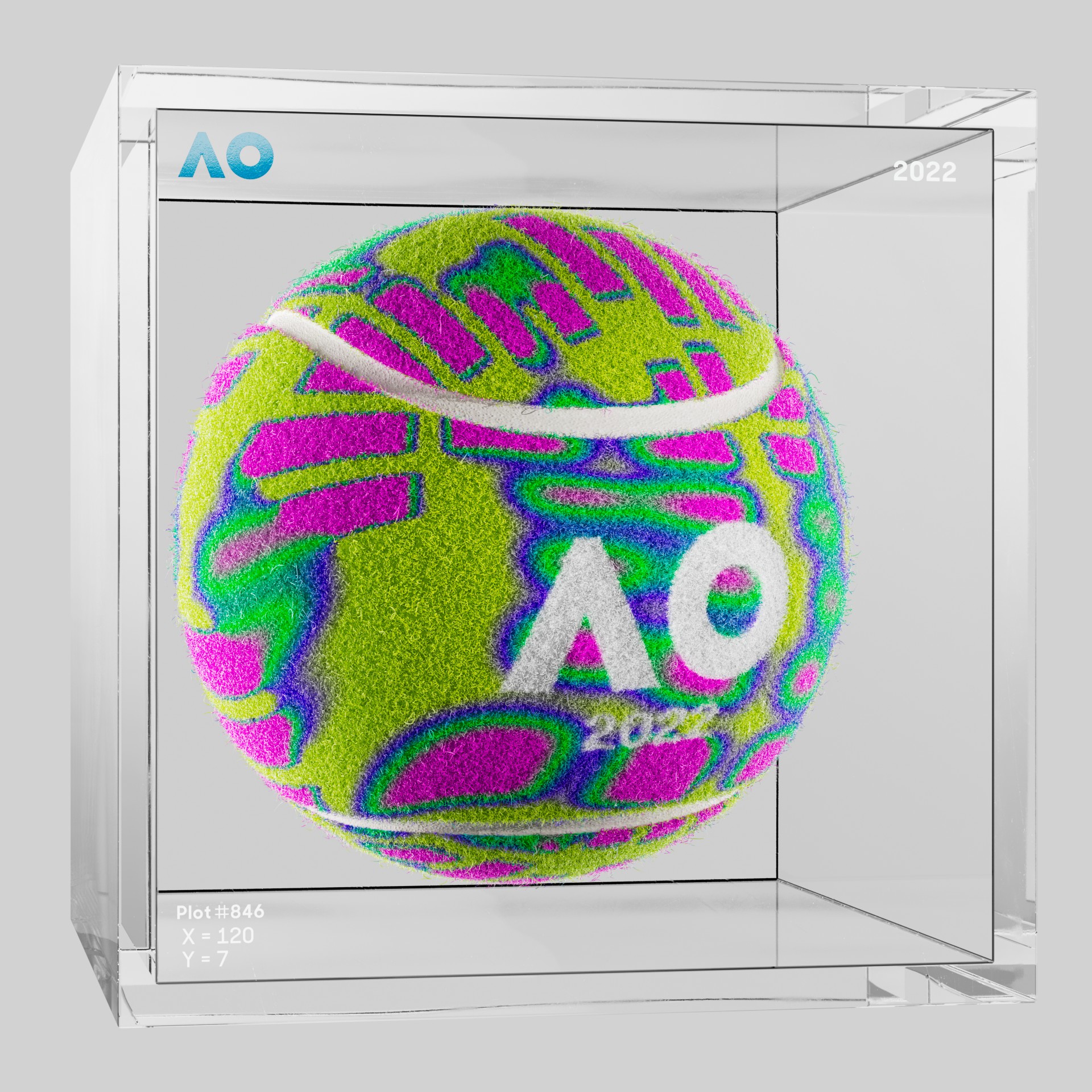The Australian Open - The Australian Open Art Ball - AO Art Ball #31 - NFT # 31
