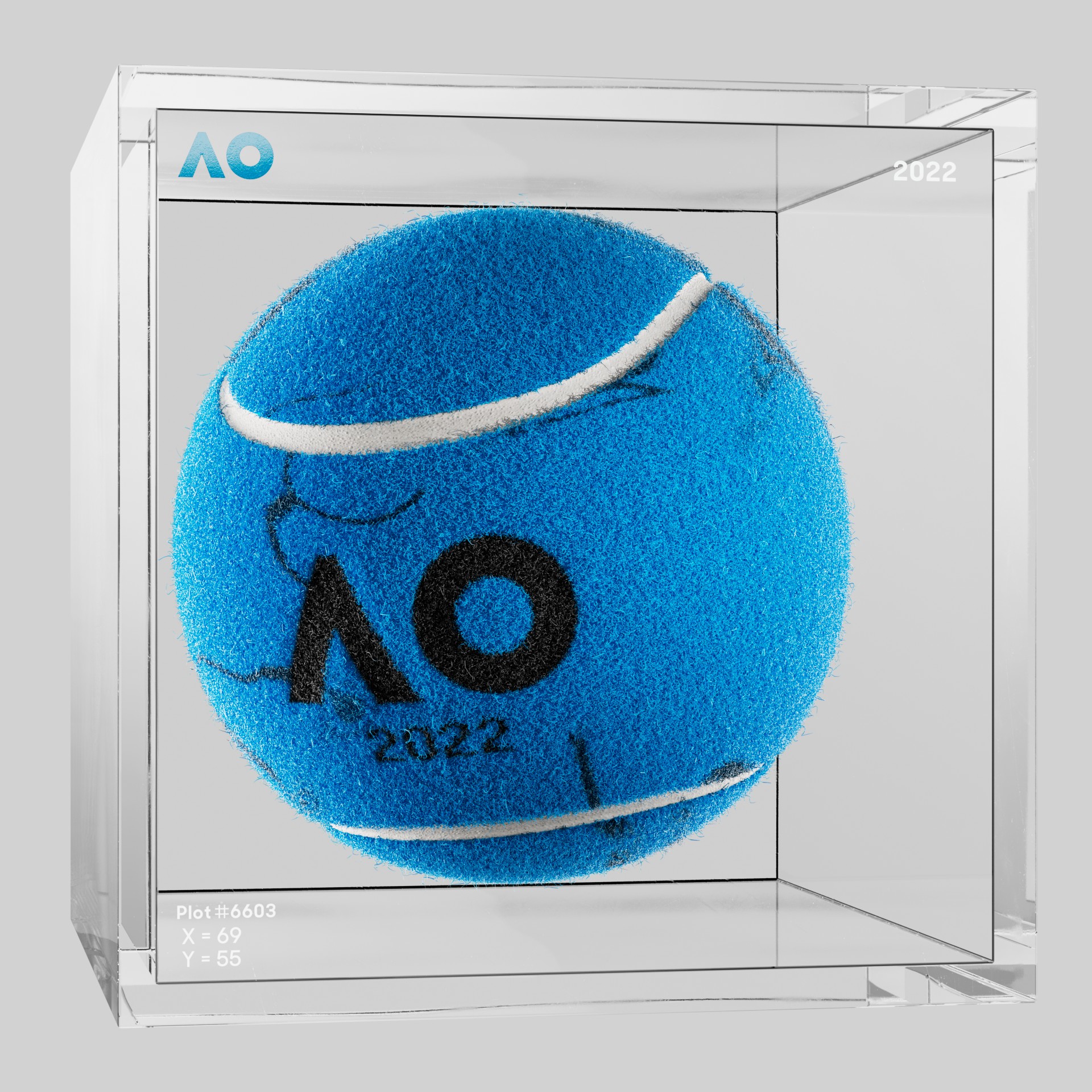 The Australian Open - The Australian Open Art Ball - AO Art Ball #314 - NFT # 314
