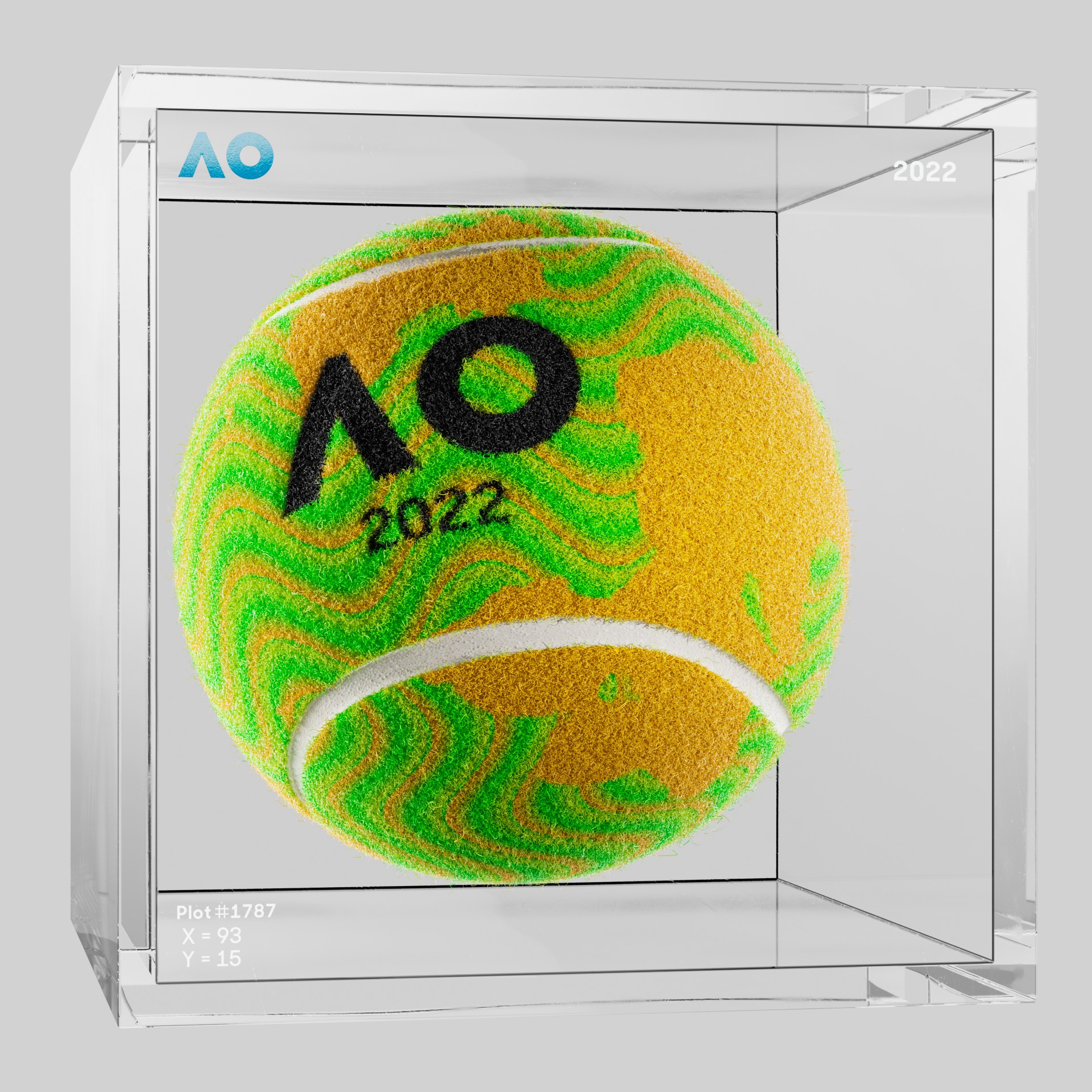 The Australian Open - The Australian Open Art Ball - AO Art Ball #32 - NFT # 32