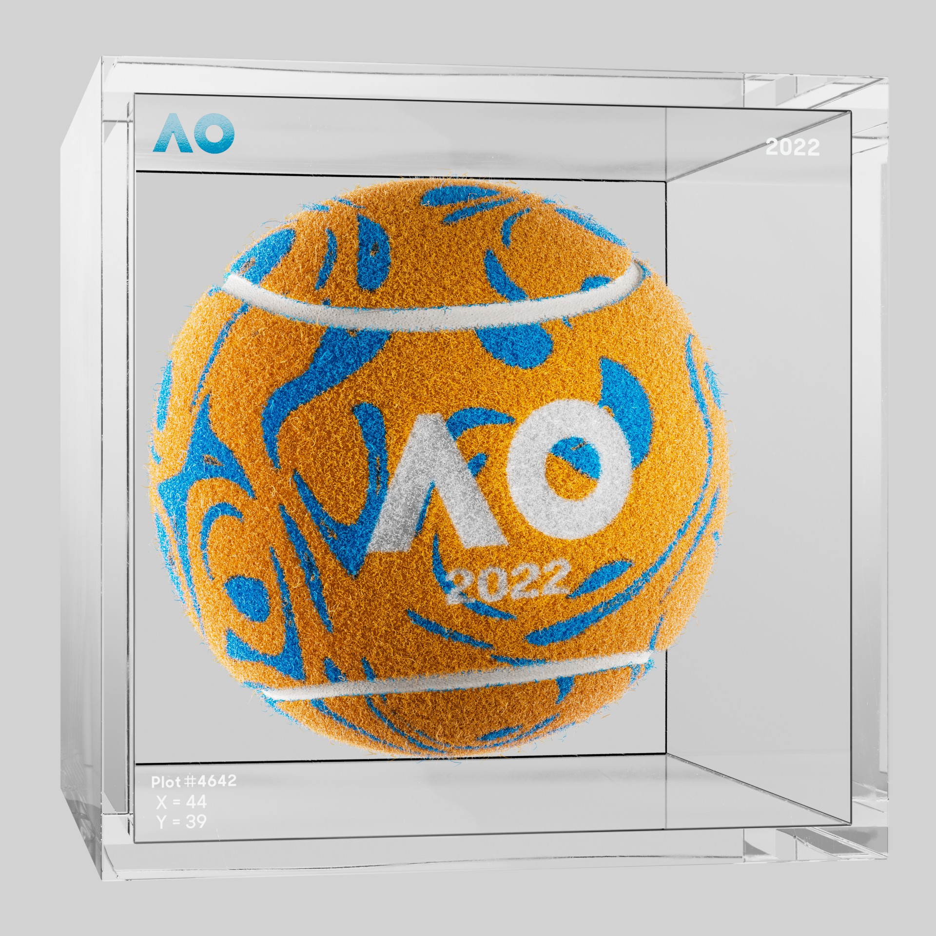 The Australian Open - The Australian Open Art Ball - AO Art Ball #3243 - NFT # 3243