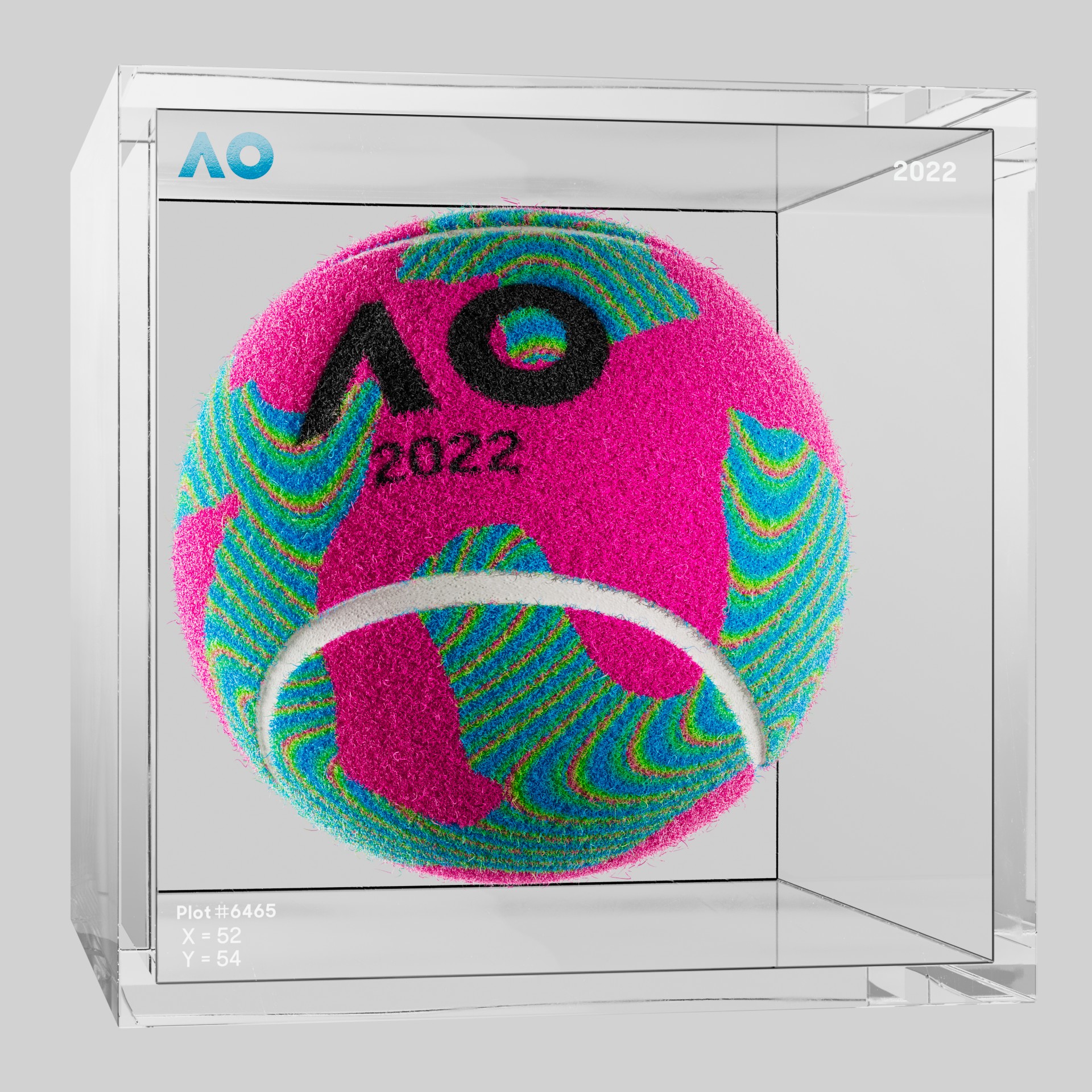 The Australian Open - The Australian Open Art Ball - AO Art Ball #3276 - NFT # 3276