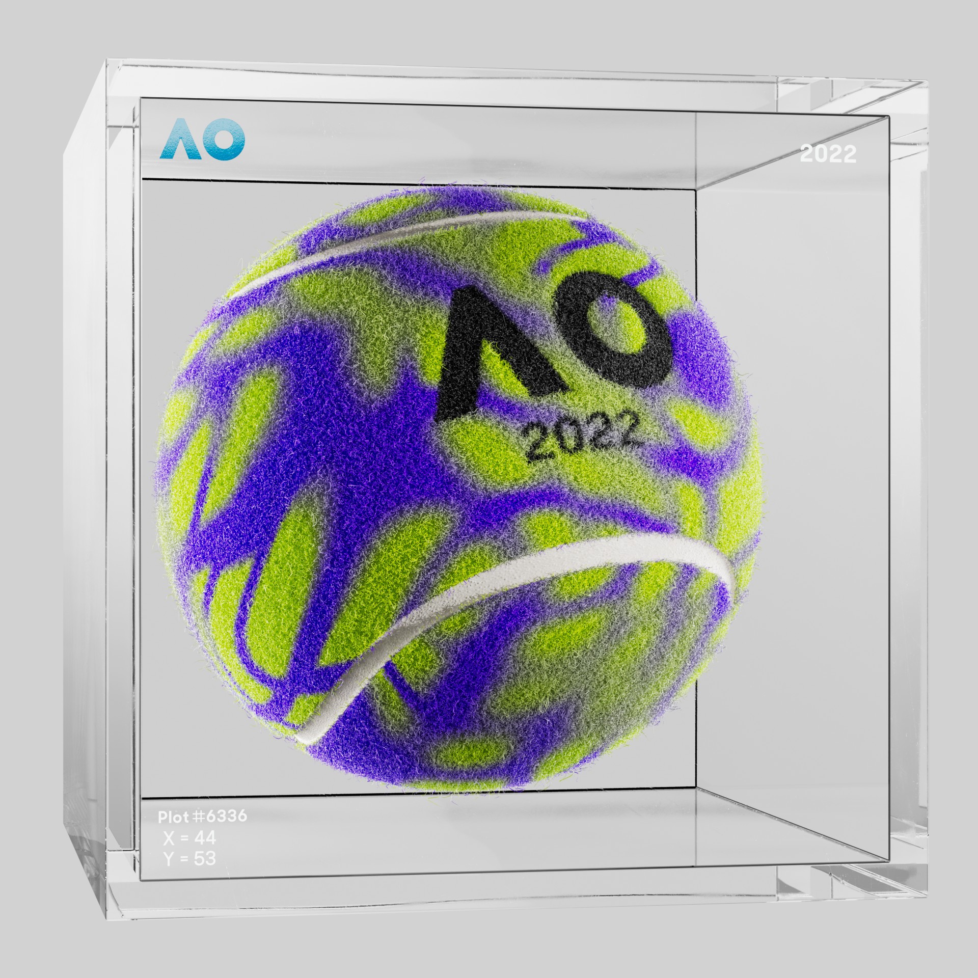 The Australian Open - The Australian Open Art Ball - AO Art Ball #3397 - NFT # 3397