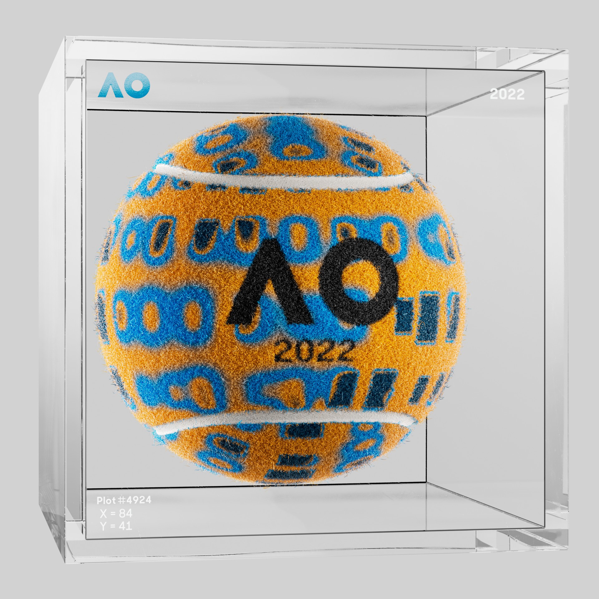 The Australian Open - The Australian Open Art Ball - AO Art Ball #340 - NFT # 340