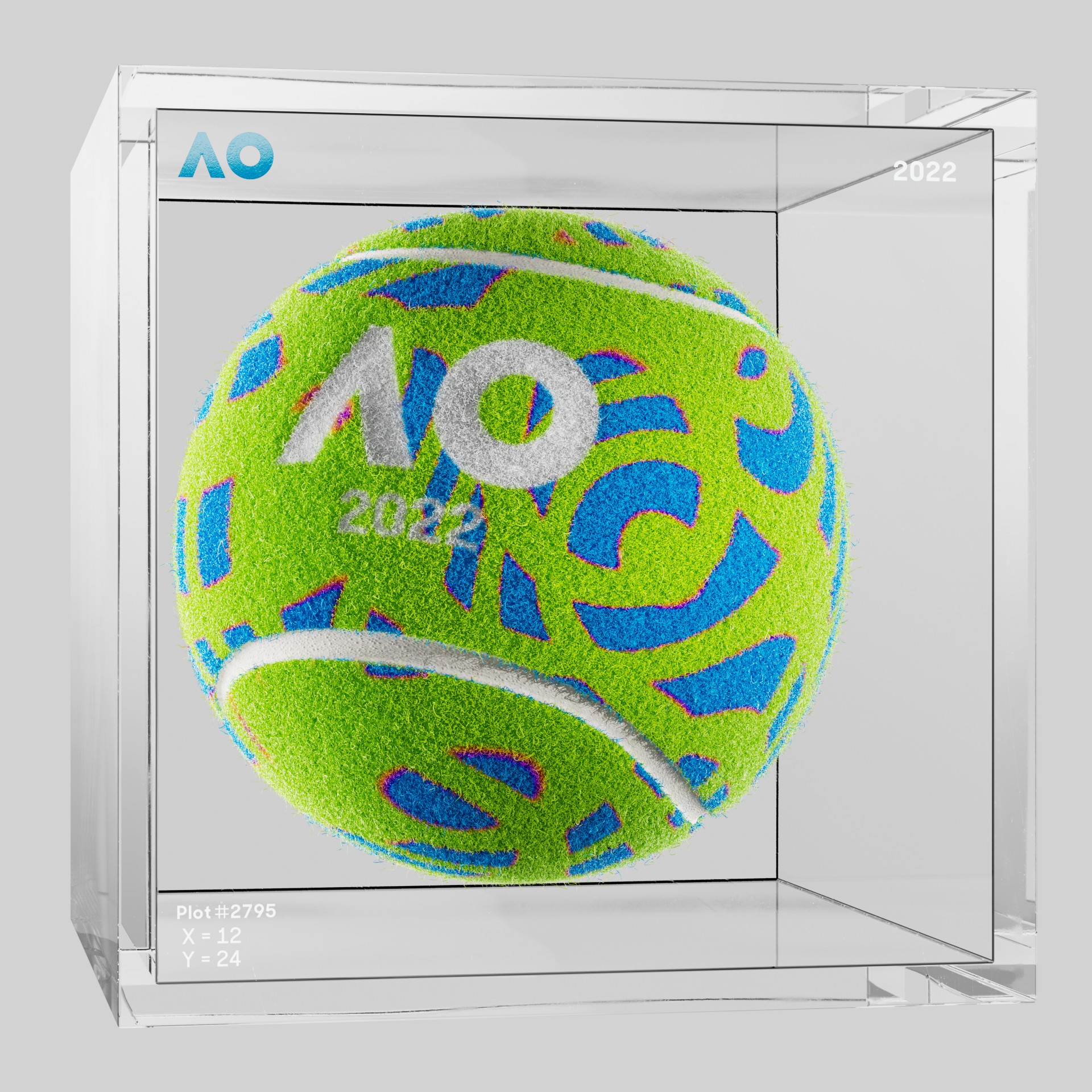 The Australian Open - The Australian Open Art Ball - AO Art Ball #3430 - NFT # 3430
