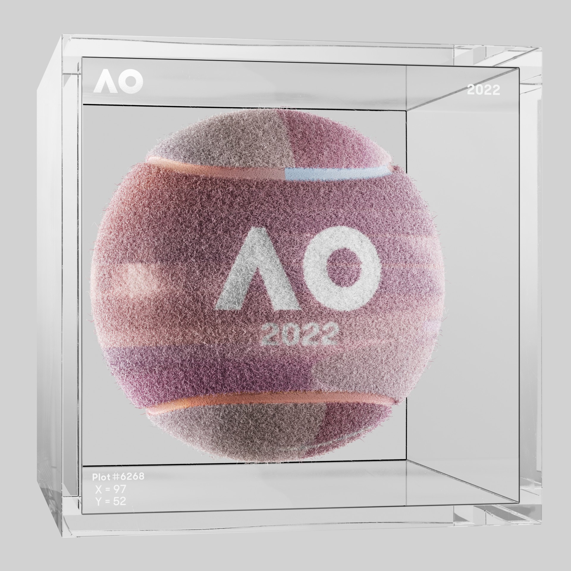 The Australian Open - The Australian Open Art Ball - AO Art Ball #3451 - NFT # 3451