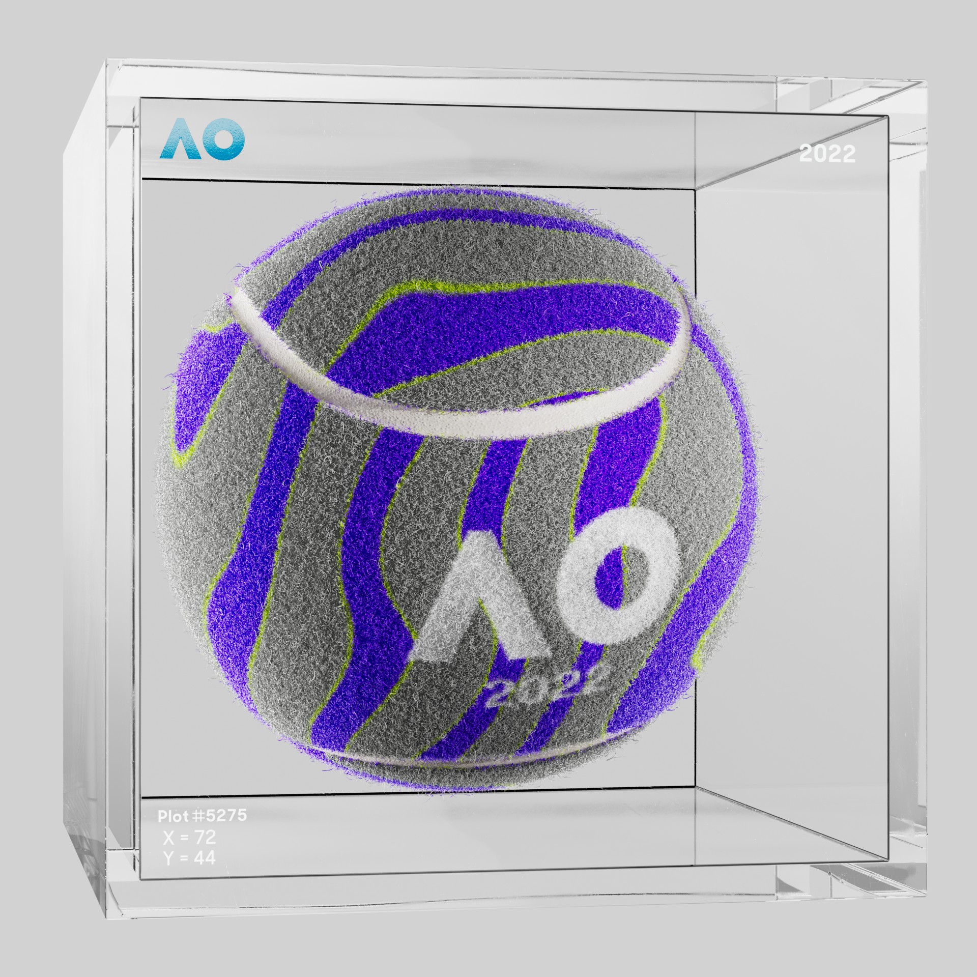 The Australian Open - The Australian Open Art Ball - AO Art Ball #3531 - NFT # 3531