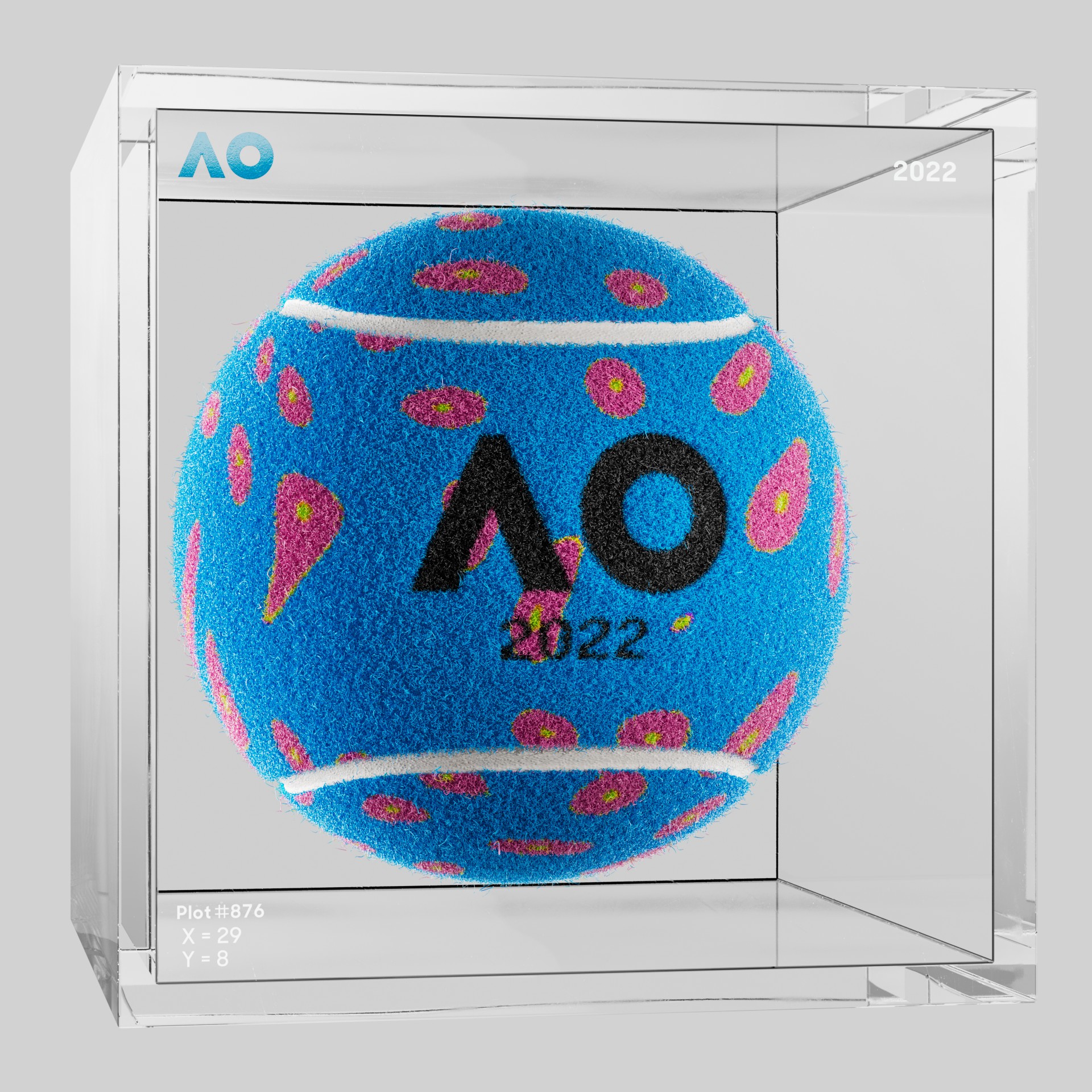 The Australian Open - The Australian Open Art Ball - AO Art Ball #3539 - NFT # 3539