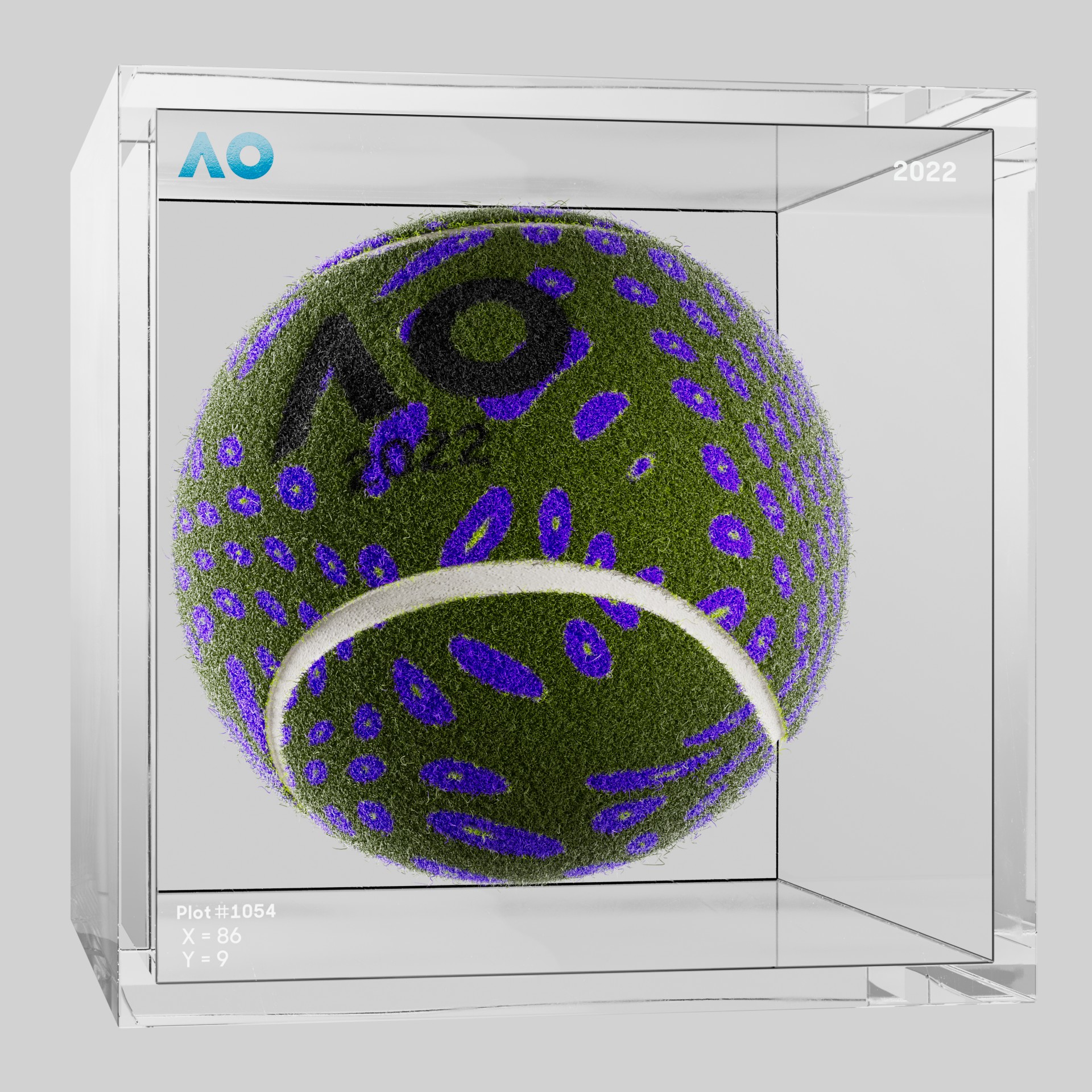 The Australian Open - The Australian Open Art Ball - AO Art Ball #36 - NFT # 36