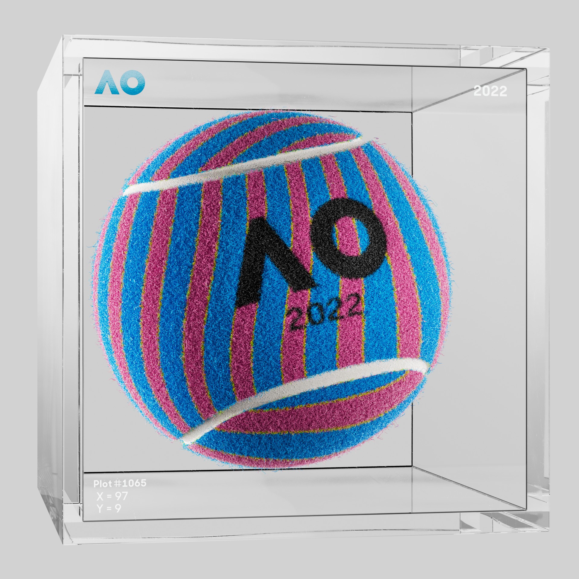 The Australian Open - The Australian Open Art Ball - AO Art Ball #365 - NFT # 365