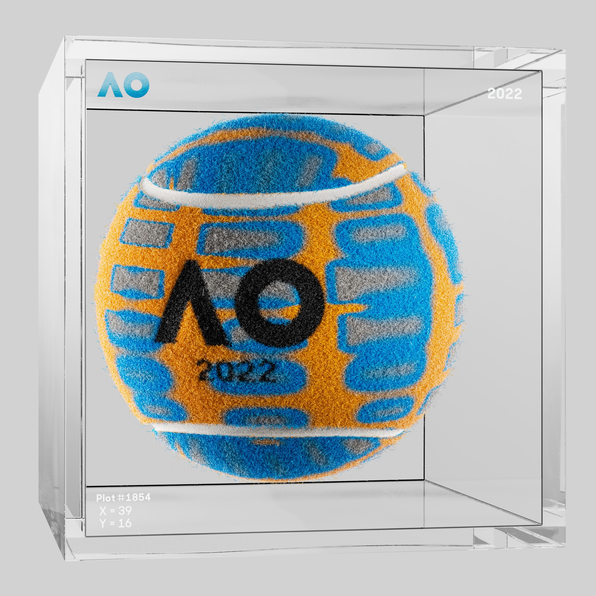 The Australian Open - The Australian Open Art Ball - AO Art Ball #3788 - NFT # 3788
