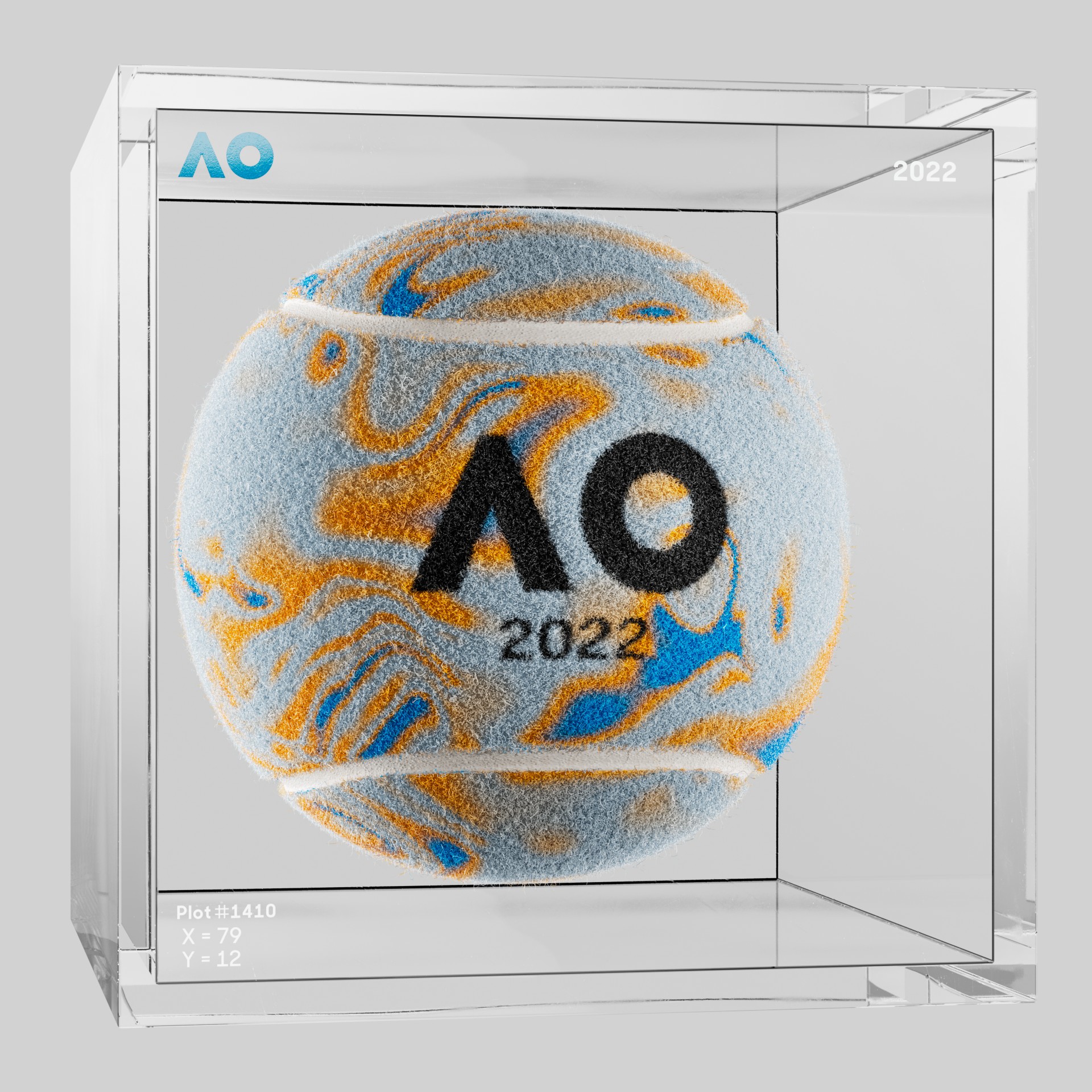 The Australian Open - The Australian Open Art Ball - AO Art Ball #3794 - NFT # 3794