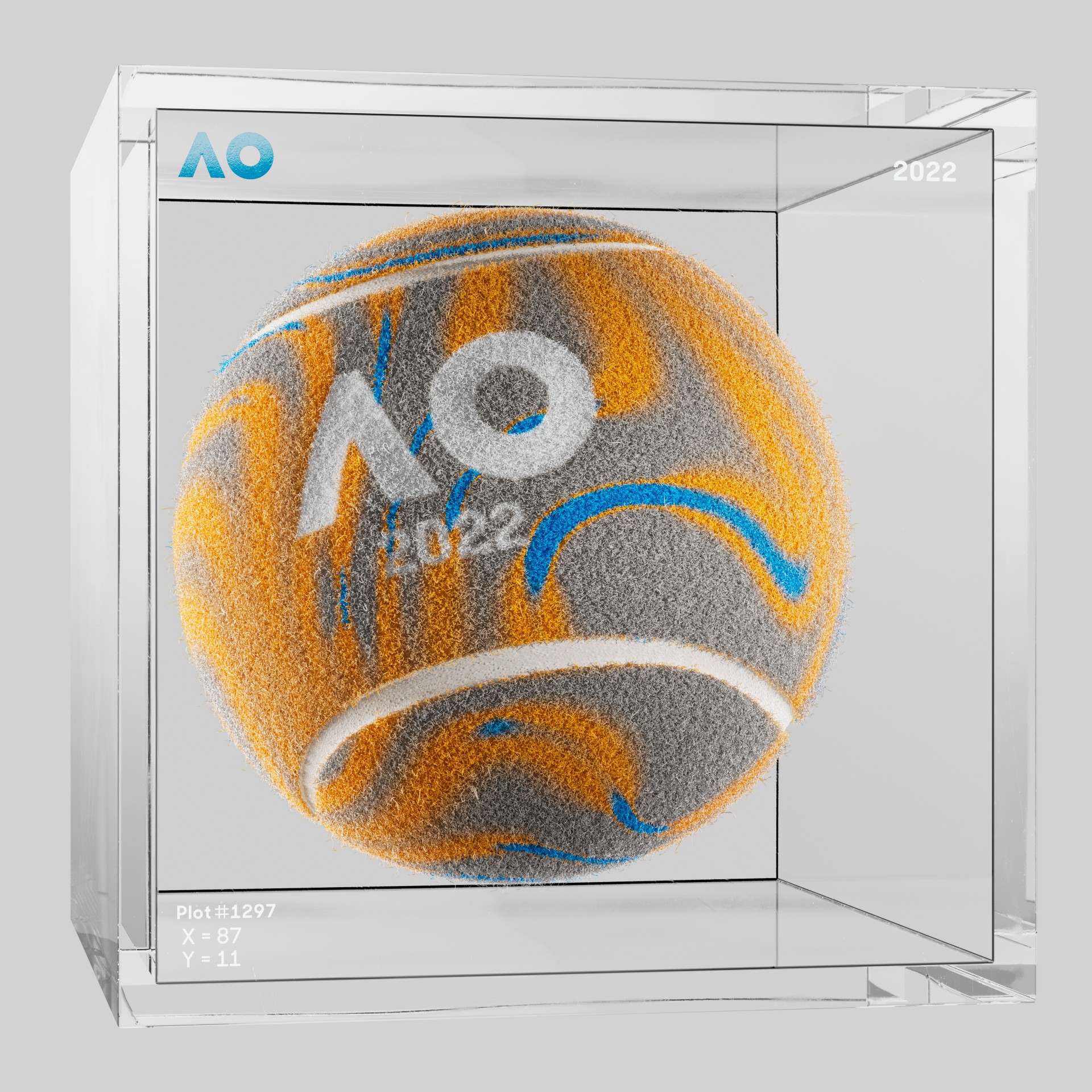 The Australian Open - The Australian Open Art Ball - AO Art Ball #3846 - NFT # 3846
