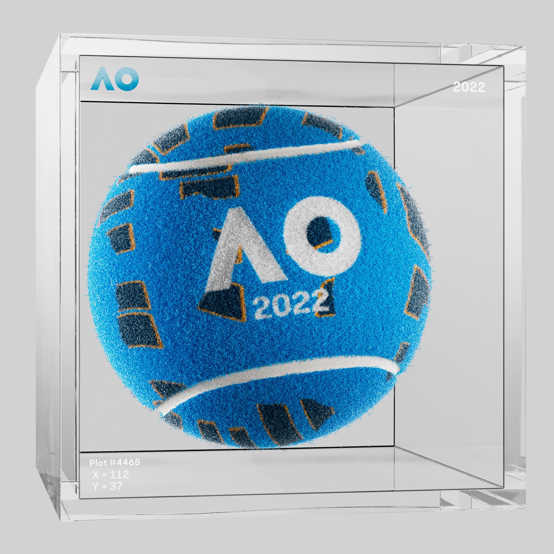 The Australian Open - The Australian Open Art Ball - AO Art Ball #3976 - NFT # 3976