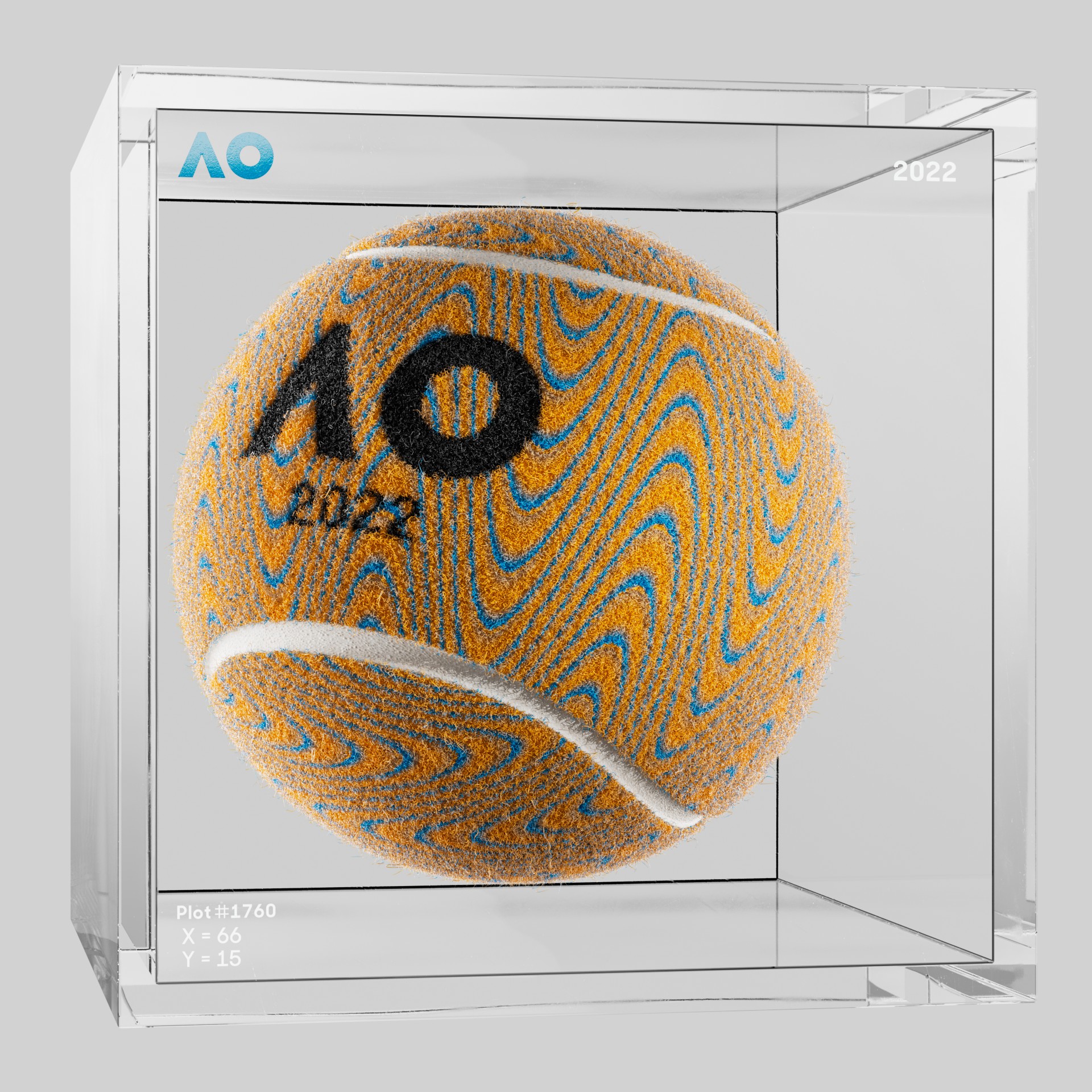 The Australian Open - The Australian Open Art Ball - AO Art Ball #399 - NFT # 399