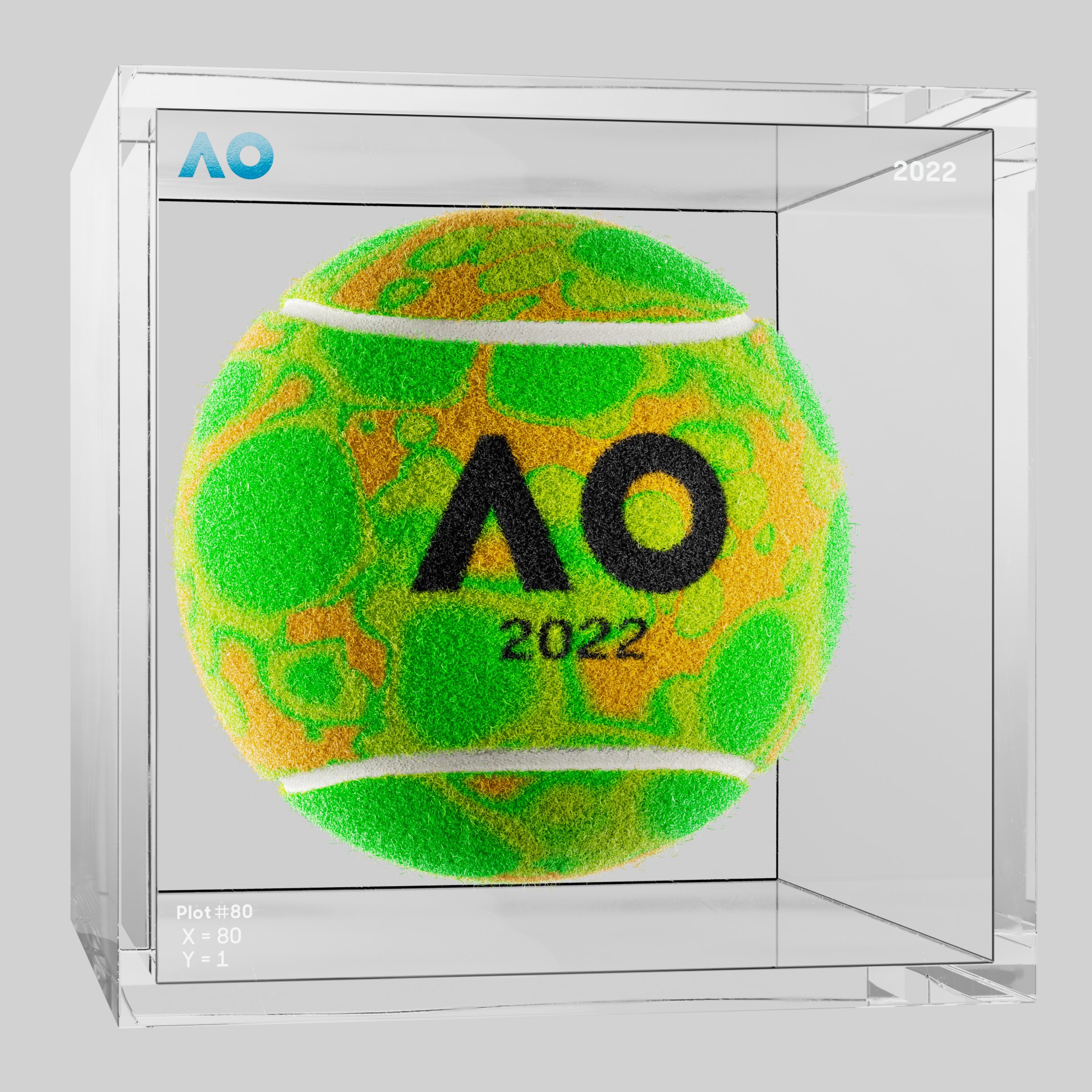 The Australian Open - The Australian Open Art Ball - AO Art Ball #400 - NFT # 400