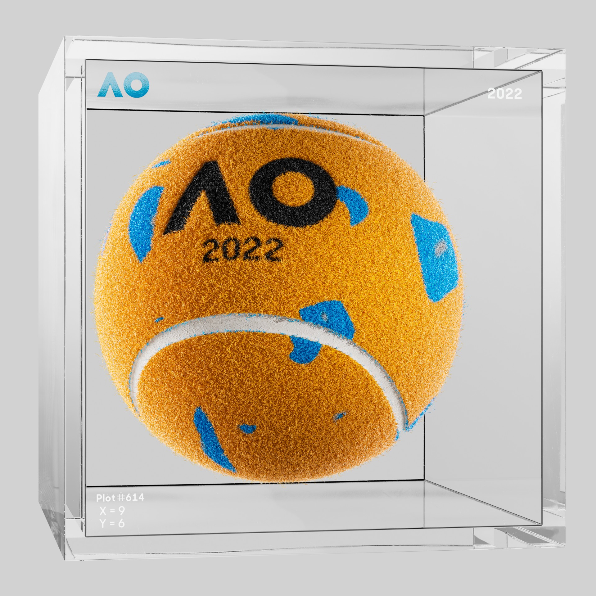 The Australian Open - The Australian Open Art Ball - AO Art Ball #4040 - NFT # 4040
