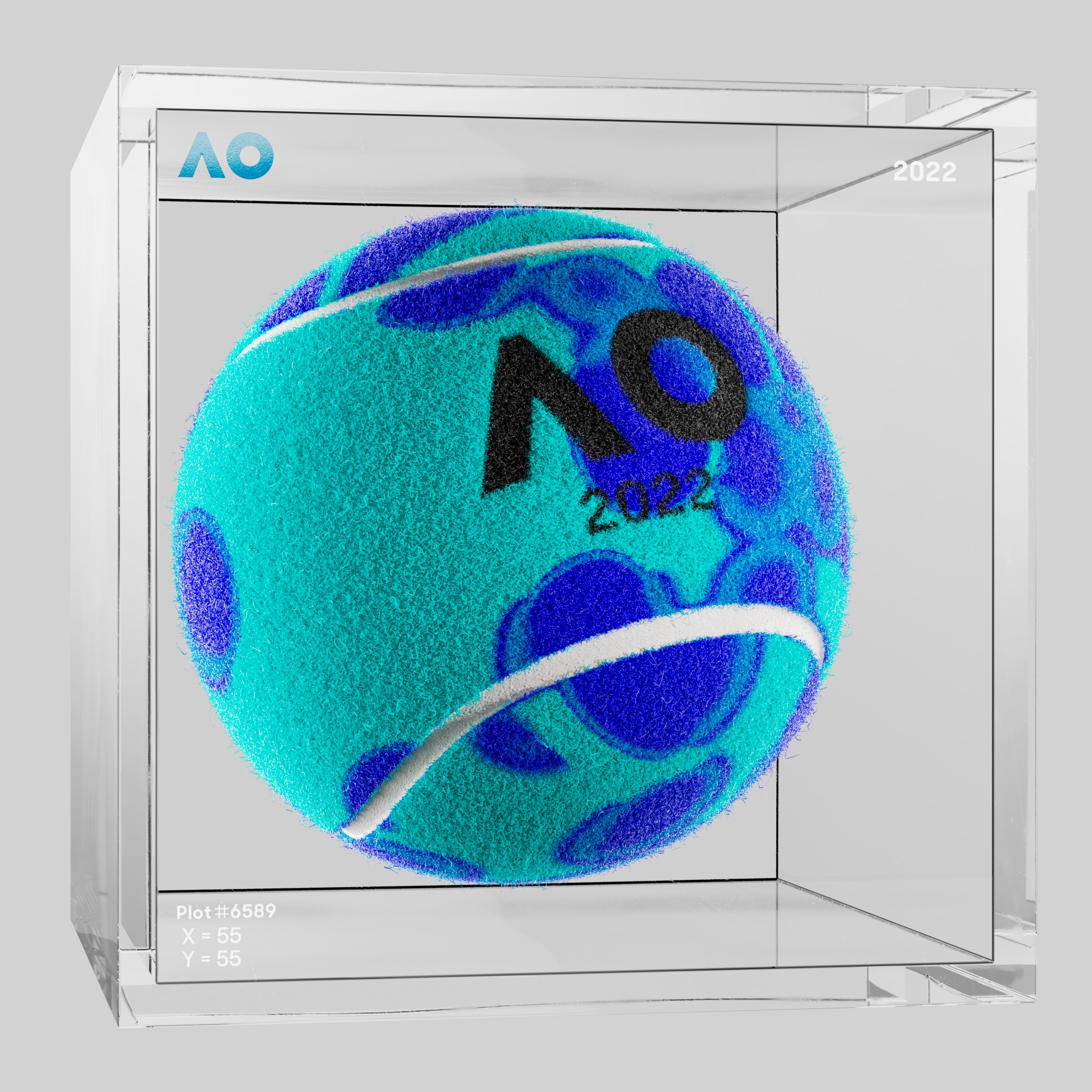 The Australian Open - The Australian Open Art Ball - AO Art Ball #4041 - NFT # 4041