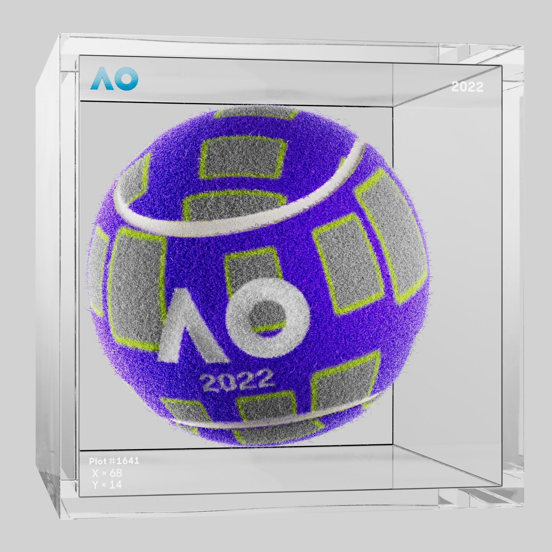 The Australian Open - The Australian Open Art Ball - AO Art Ball #4088 - NFT # 4088