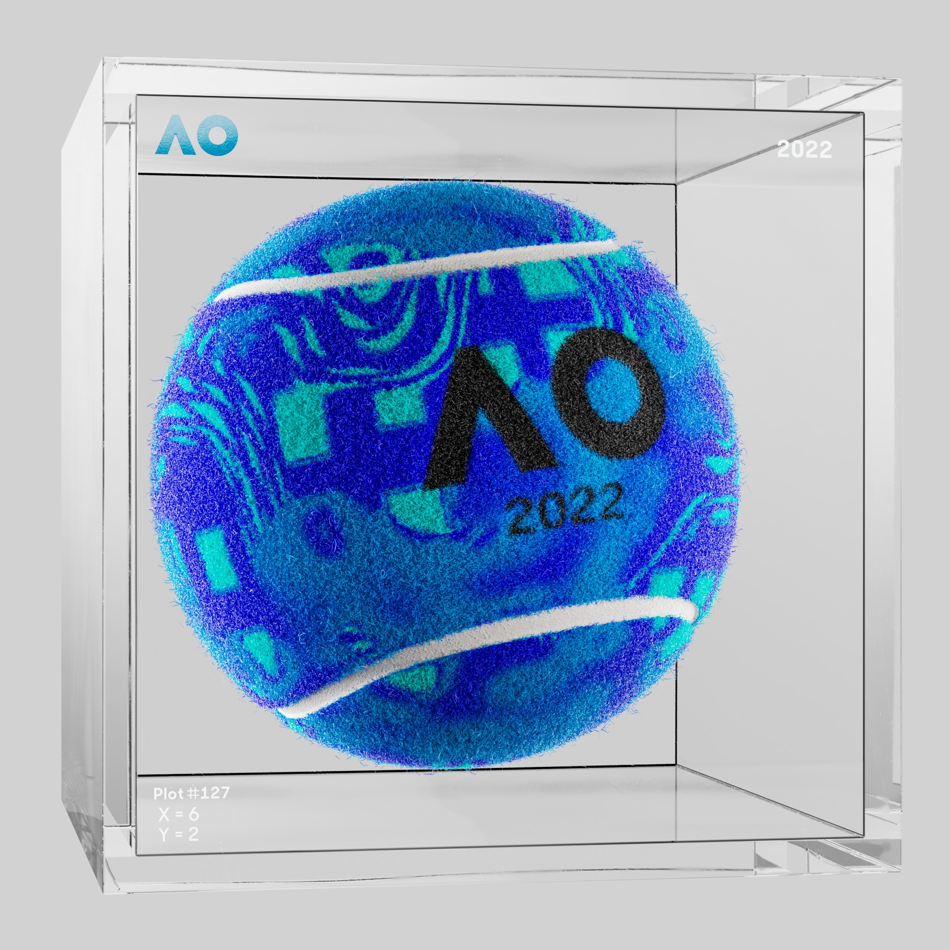 The Australian Open - The Australian Open Art Ball - AO Art Ball #41 - NFT # 41