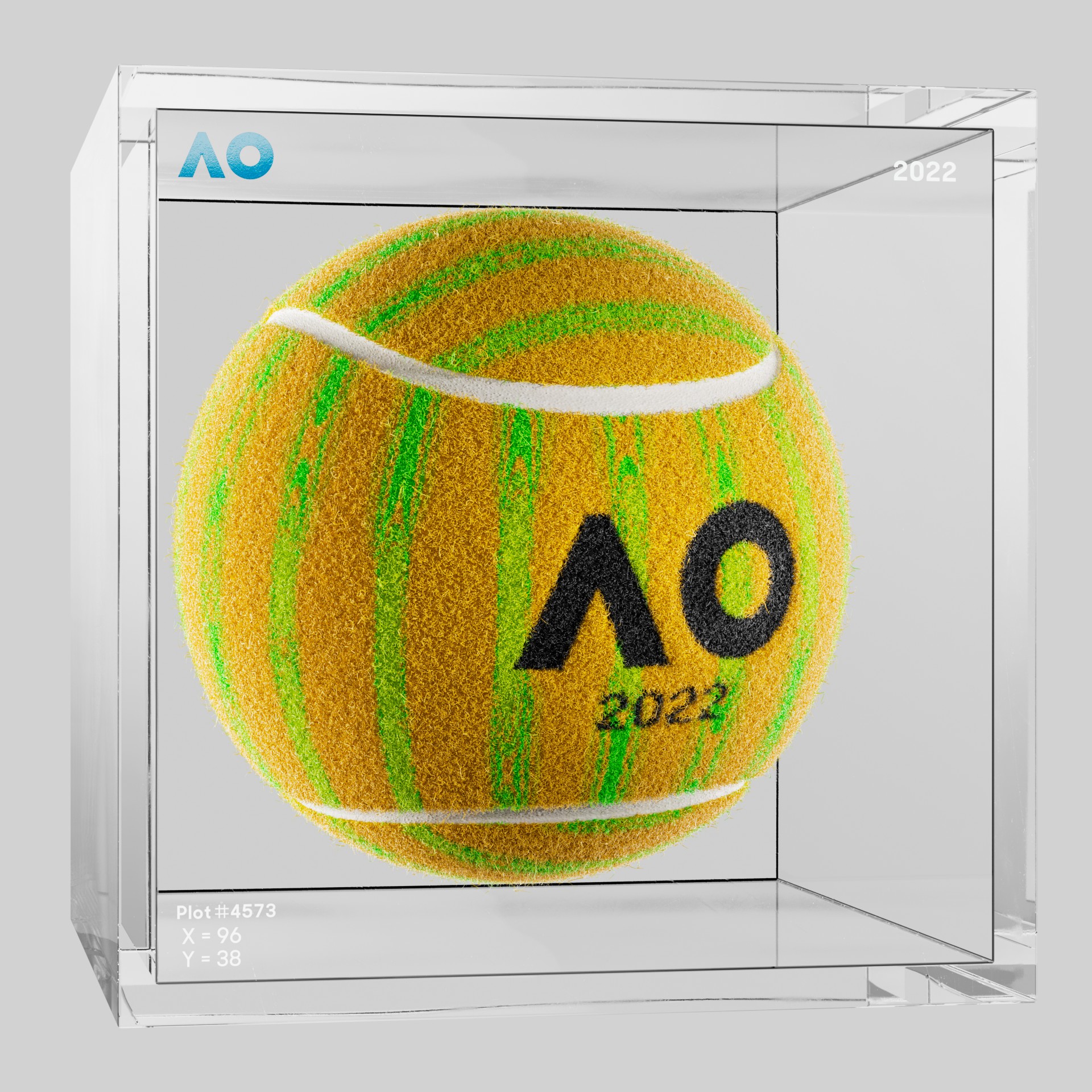 The Australian Open - The Australian Open Art Ball - AO Art Ball #4130 - NFT # 4130