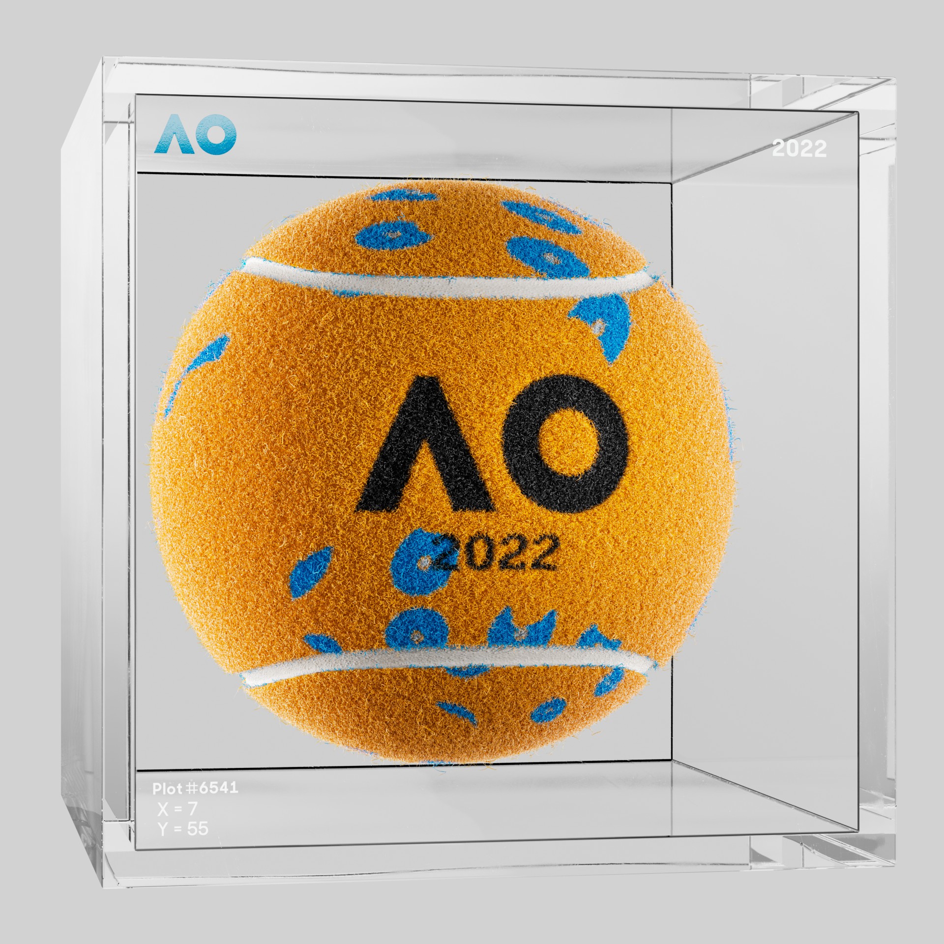 The Australian Open - The Australian Open Art Ball - AO Art Ball #4163 - NFT # 4163