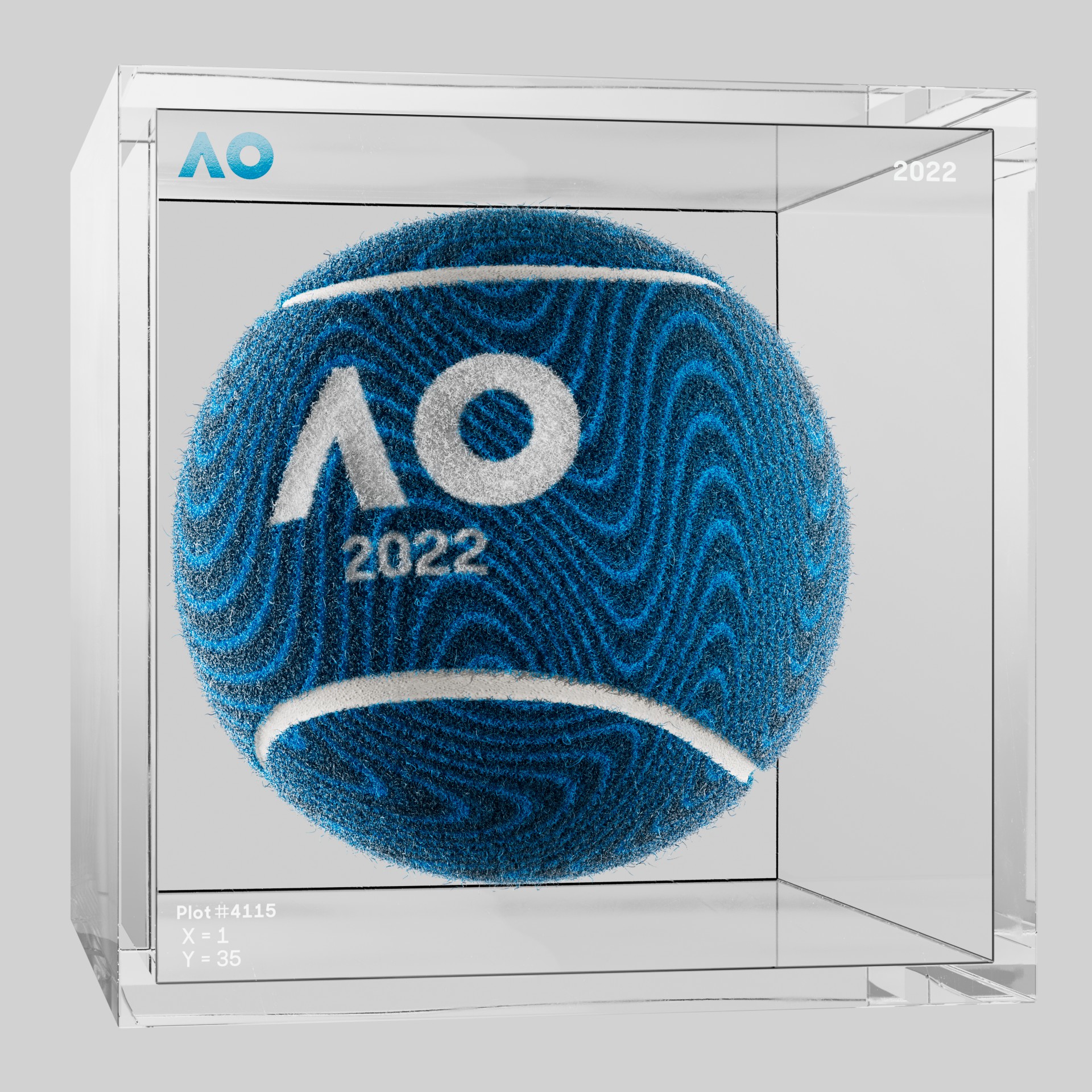 The Australian Open - The Australian Open Art Ball - AO Art Ball #4170 - NFT # 4170