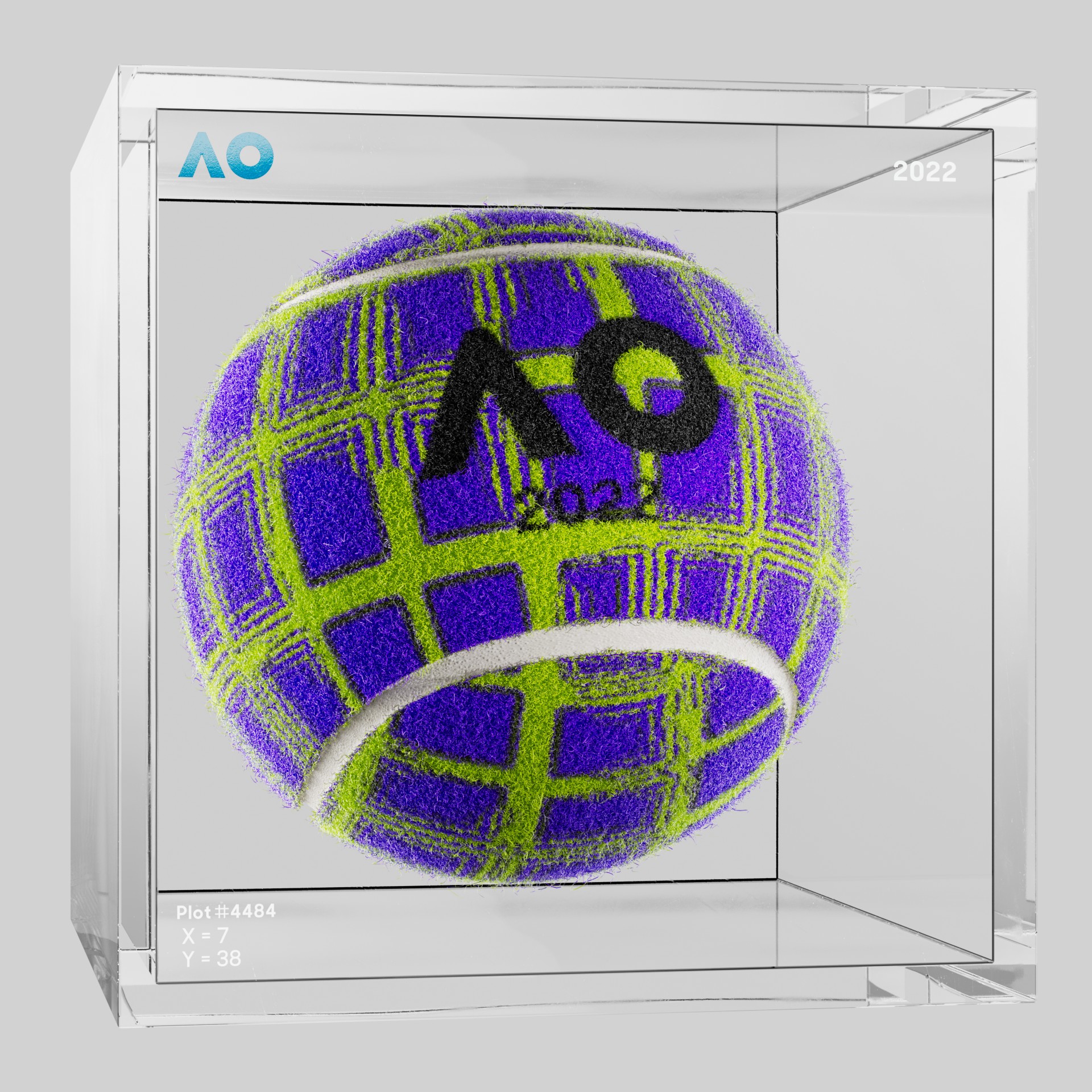 The Australian Open - The Australian Open Art Ball - AO Art Ball #4175 - NFT # 4175