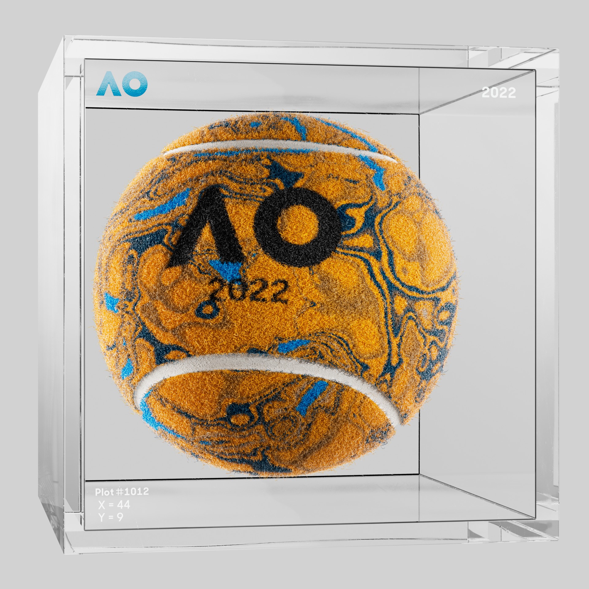 The Australian Open - The Australian Open Art Ball - AO Art Ball #4185 - NFT # 4185