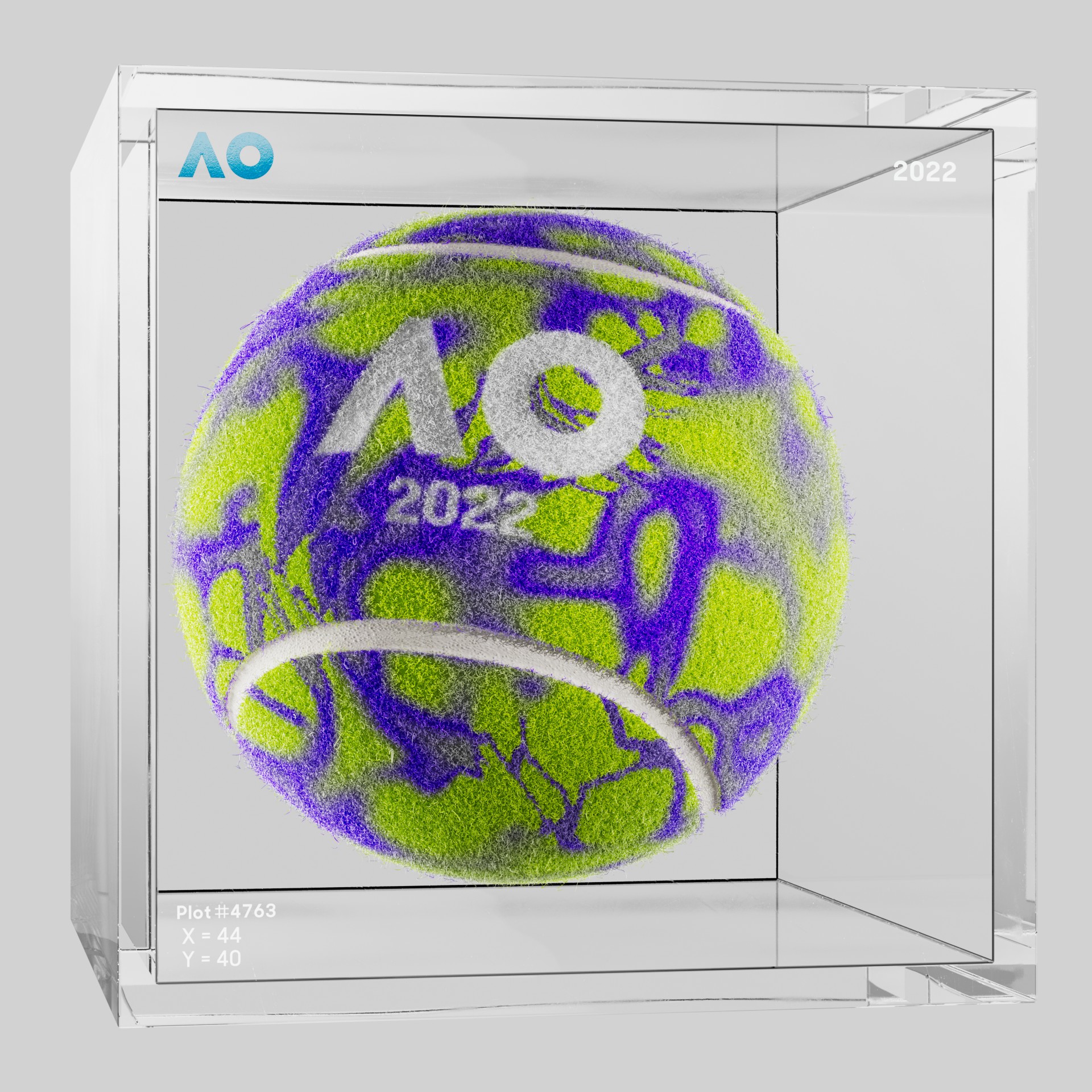 The Australian Open - The Australian Open Art Ball - AO Art Ball #42 - NFT # 42