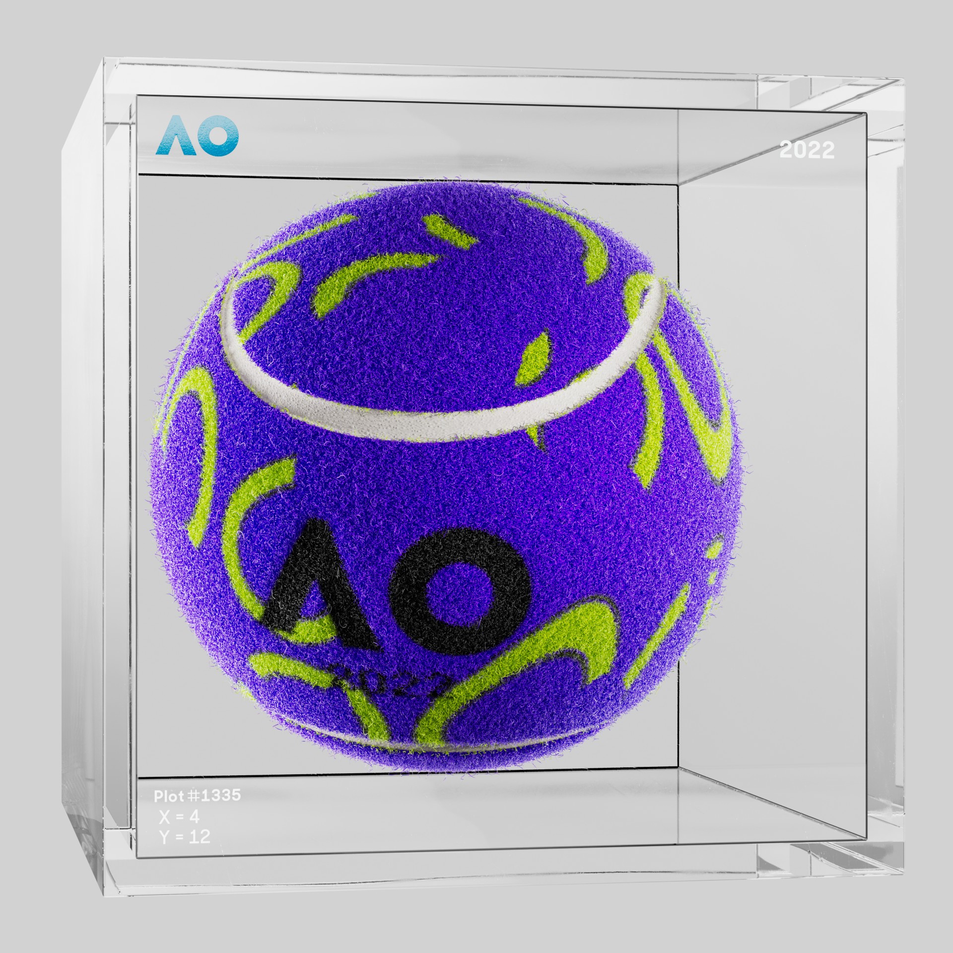 The Australian Open - The Australian Open Art Ball - AO Art Ball #4211 - NFT # 4211