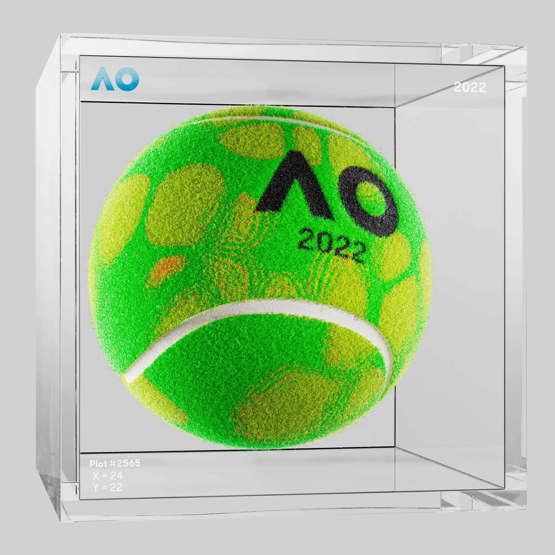 The Australian Open - The Australian Open Art Ball - AO Art Ball #4237 - NFT # 4237