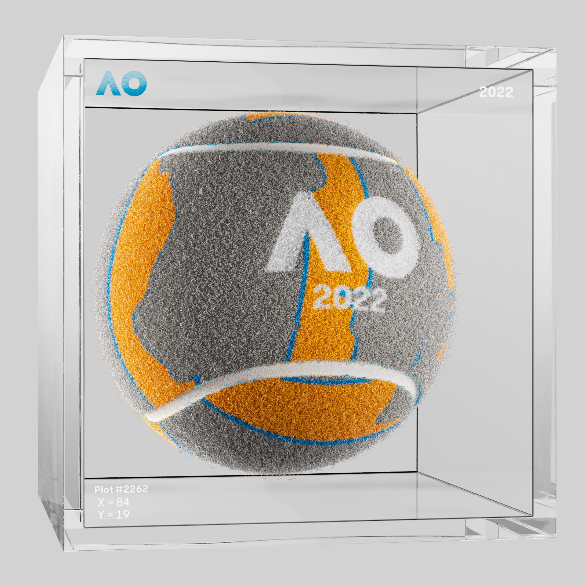 The Australian Open - The Australian Open Art Ball - AO Art Ball #4246 - NFT # 4246