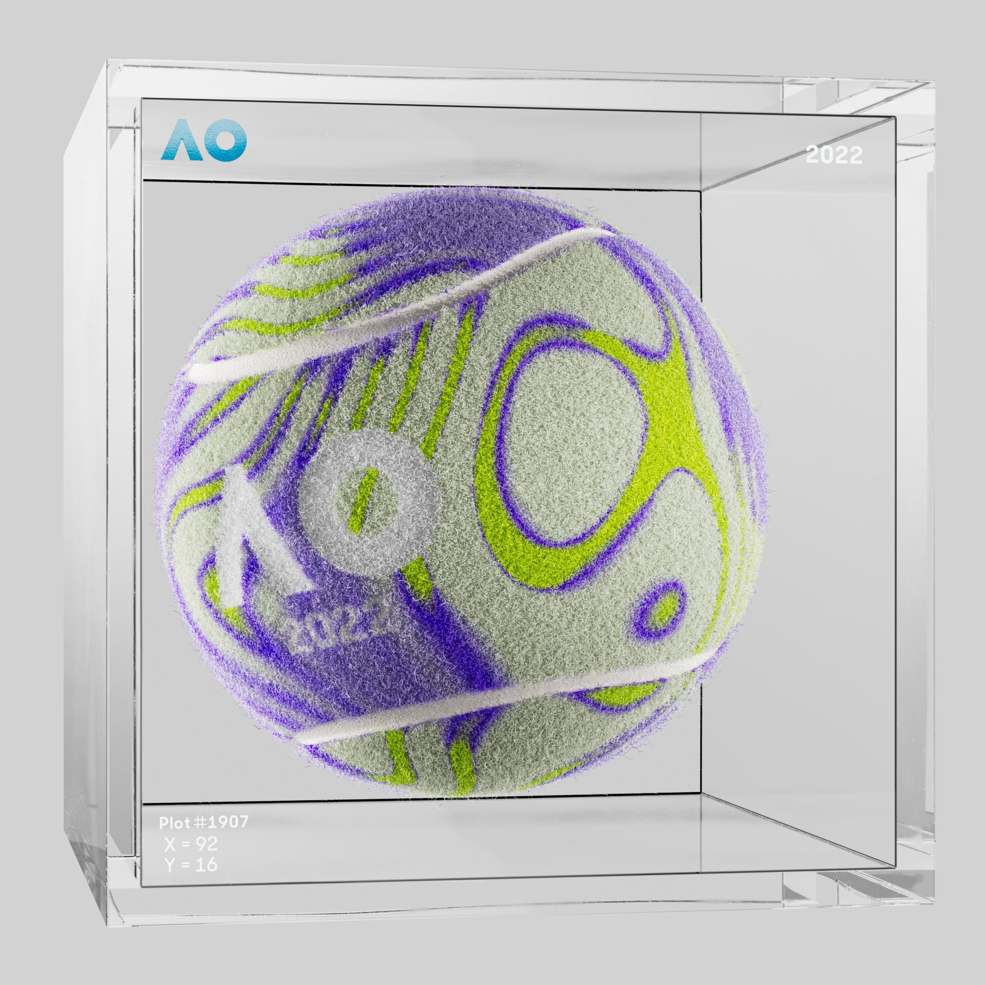 The Australian Open - The Australian Open Art Ball - AO Art Ball #426 - NFT # 426