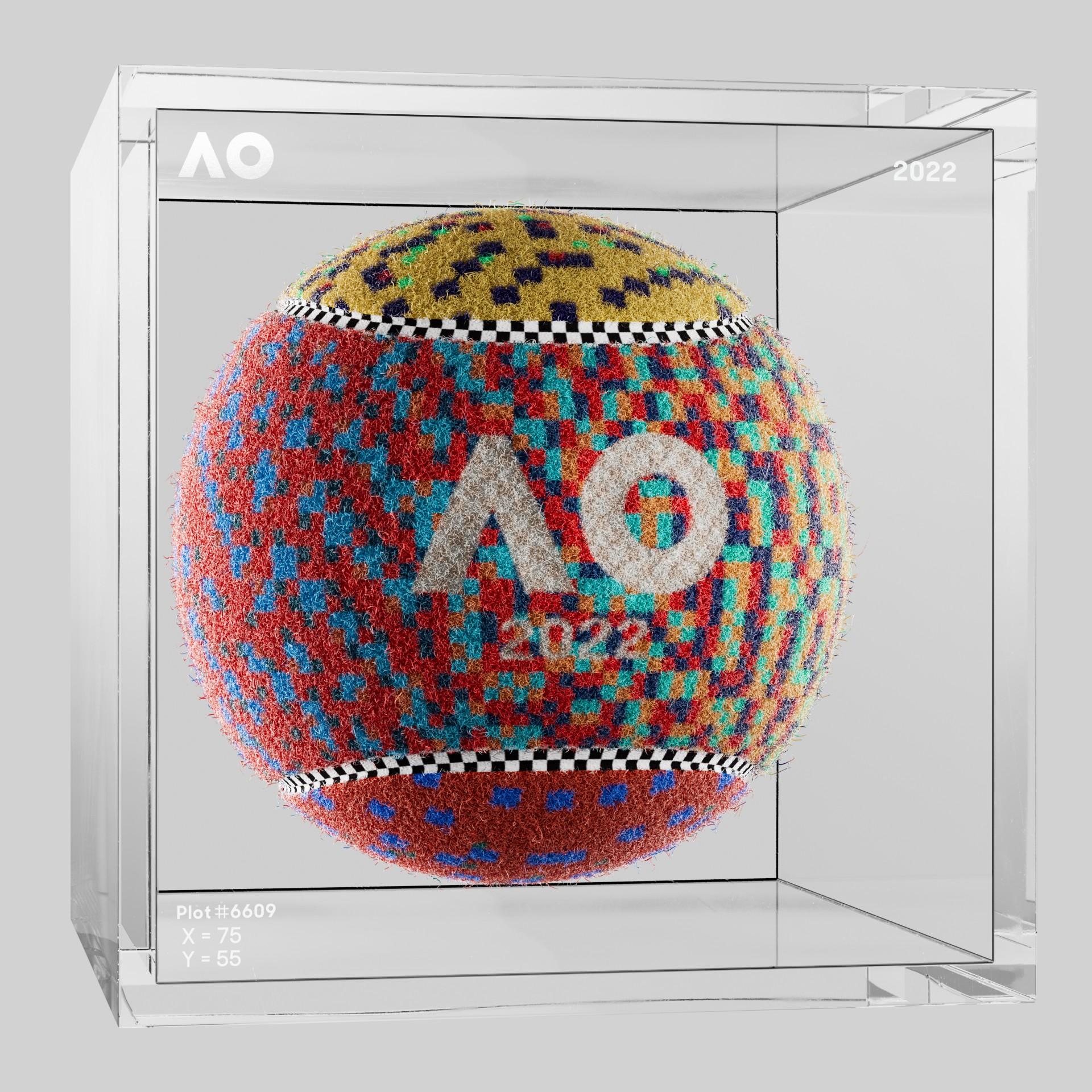 The Australian Open - The Australian Open Art Ball - AO Art Ball #4269 - NFT # 4269