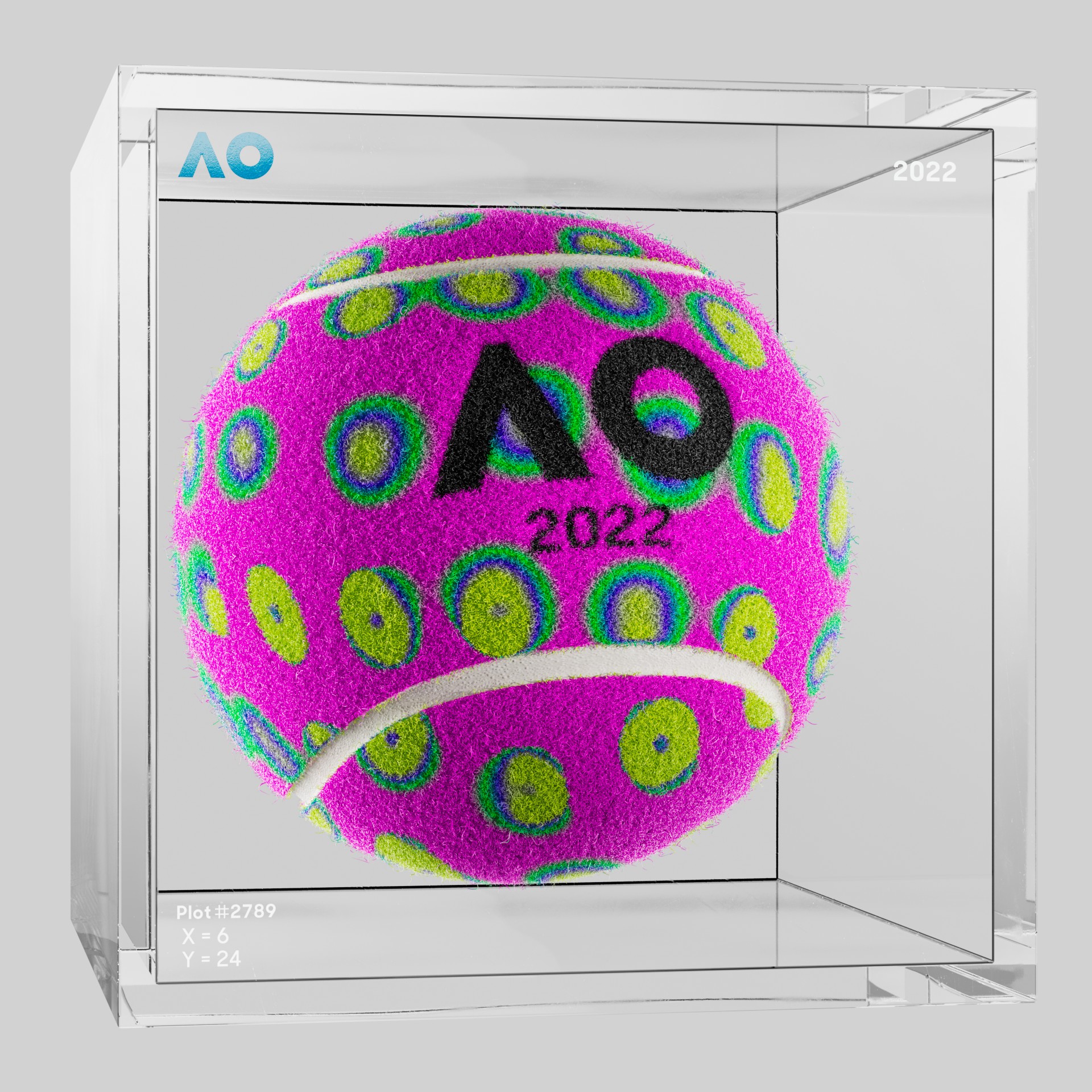 The Australian Open - The Australian Open Art Ball - AO Art Ball #4293 - NFT # 4293