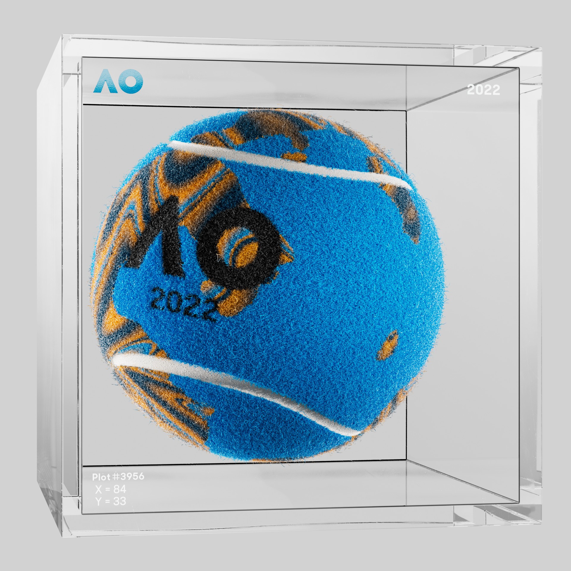 The Australian Open - The Australian Open Art Ball - AO Art Ball #4299 - NFT # 4299