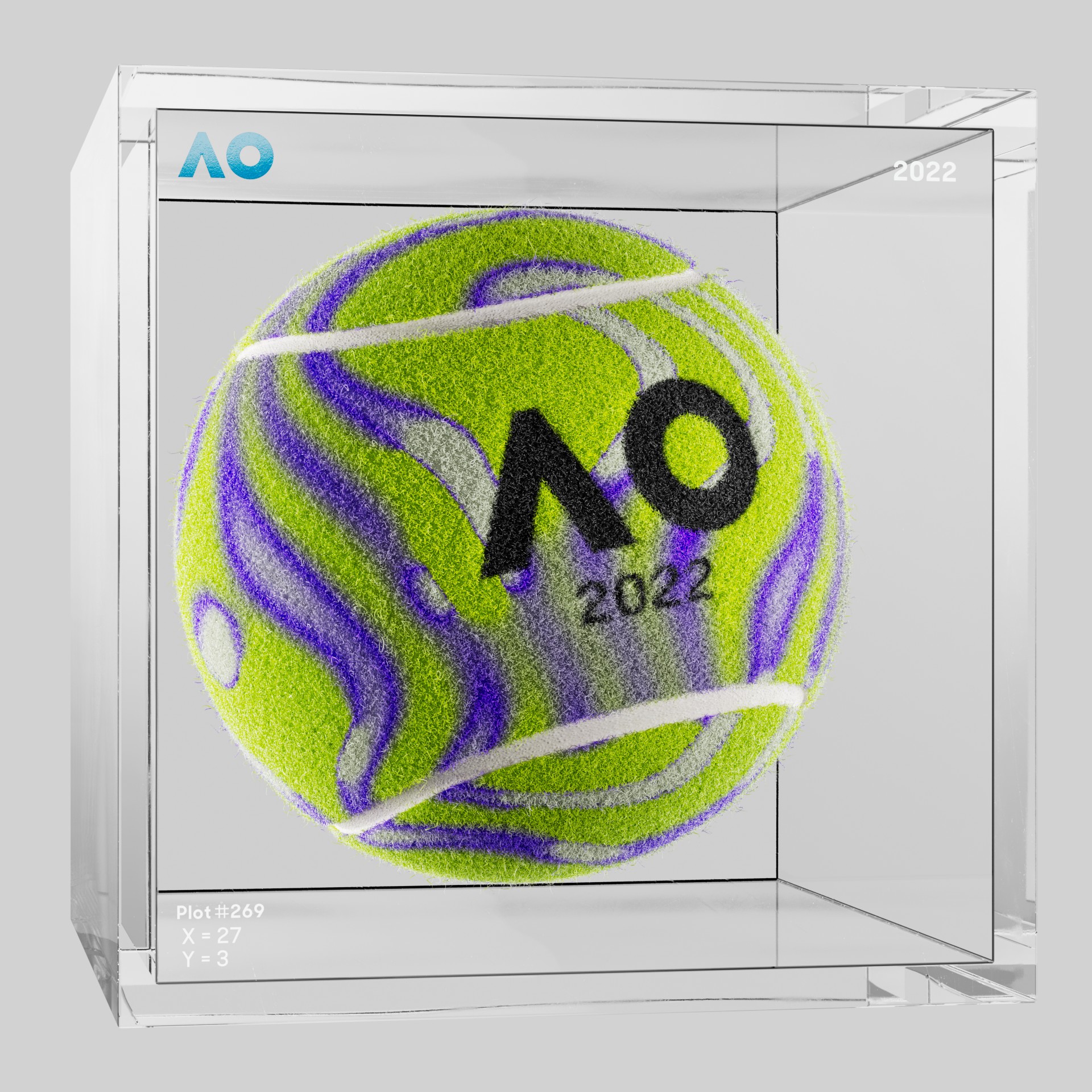 The Australian Open - The Australian Open Art Ball - AO Art Ball #4403 - NFT # 4403