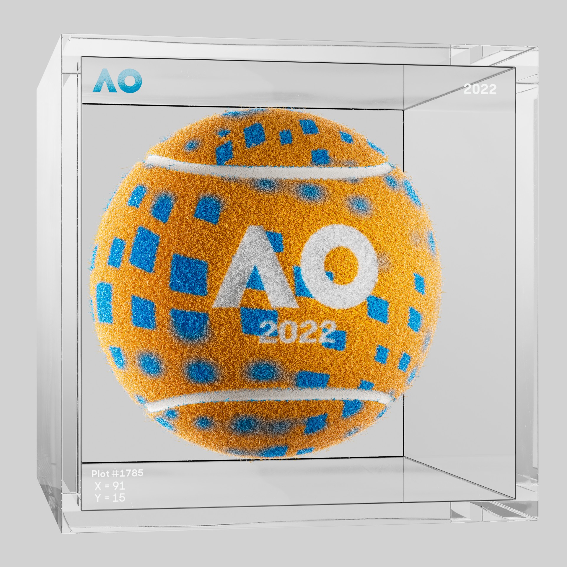 The Australian Open - The Australian Open Art Ball - AO Art Ball #4471 - NFT # 4471