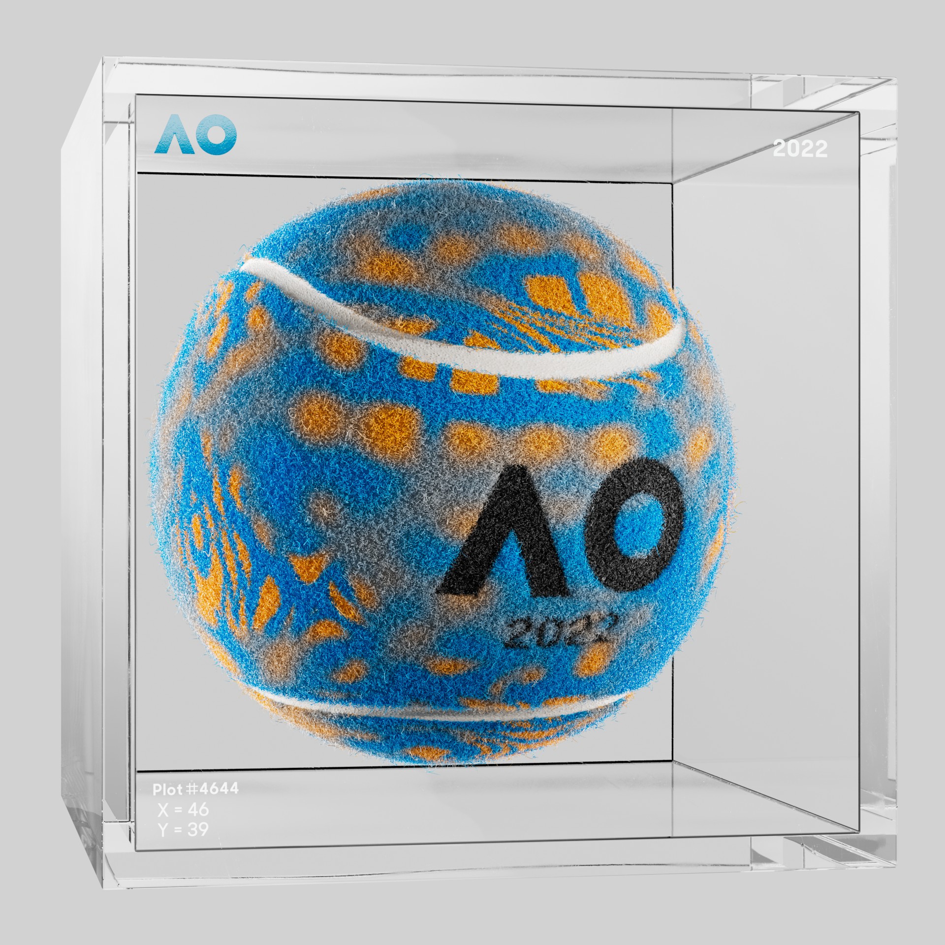 The Australian Open - The Australian Open Art Ball - AO Art Ball #4478 - NFT # 4478