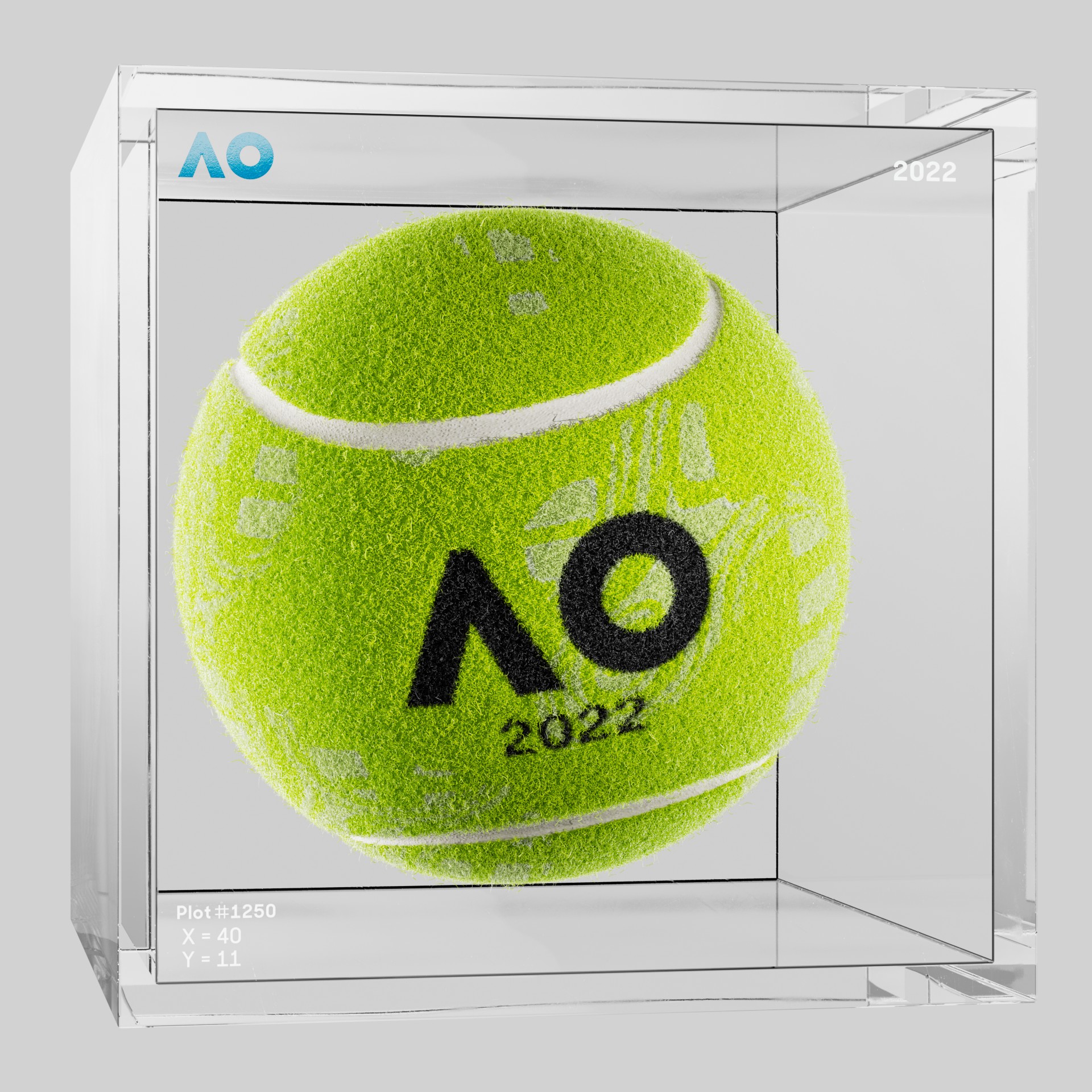 The Australian Open - The Australian Open Art Ball - AO Art Ball #4529 - NFT # 4529