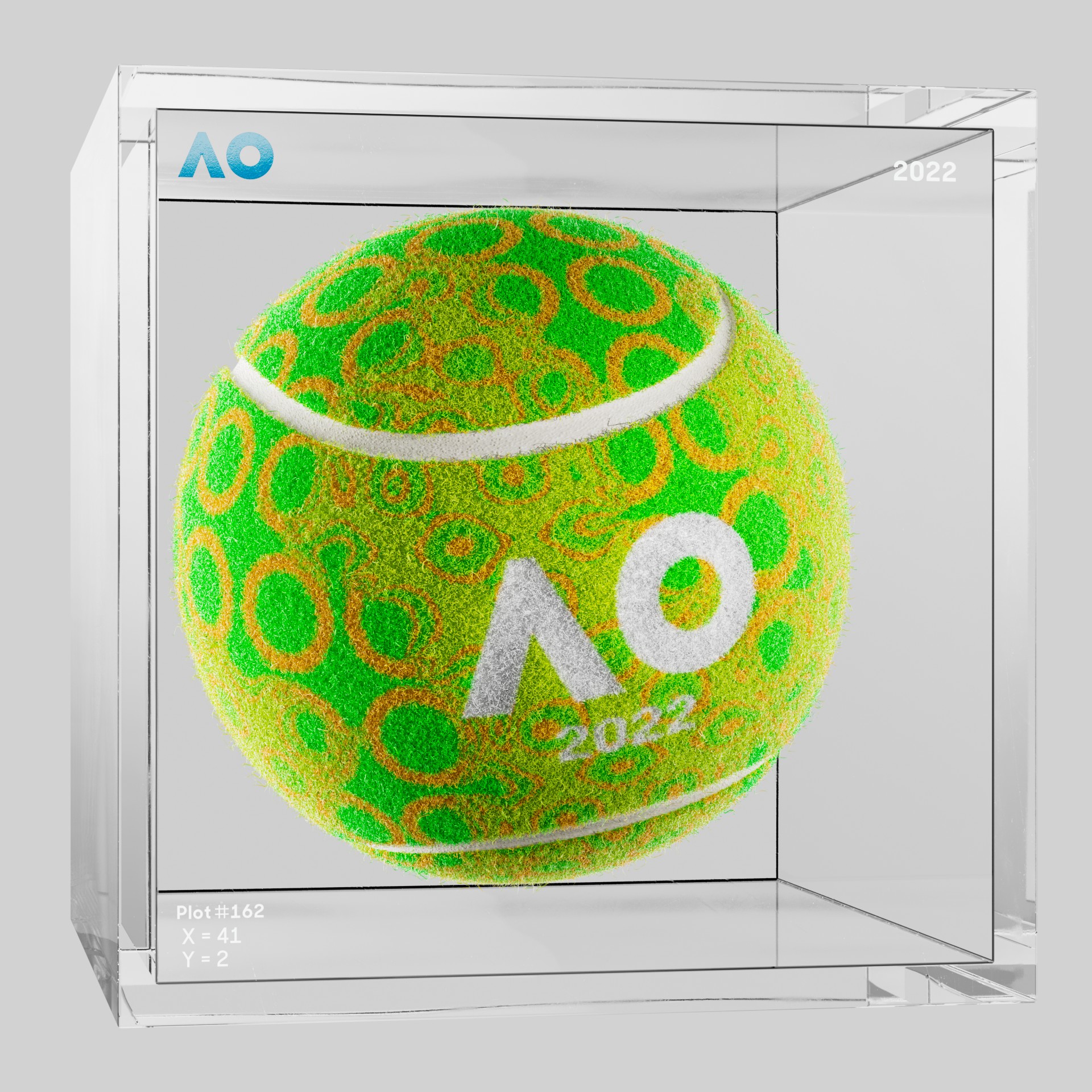 The Australian Open - The Australian Open Art Ball - AO Art Ball #4561 - NFT # 4561
