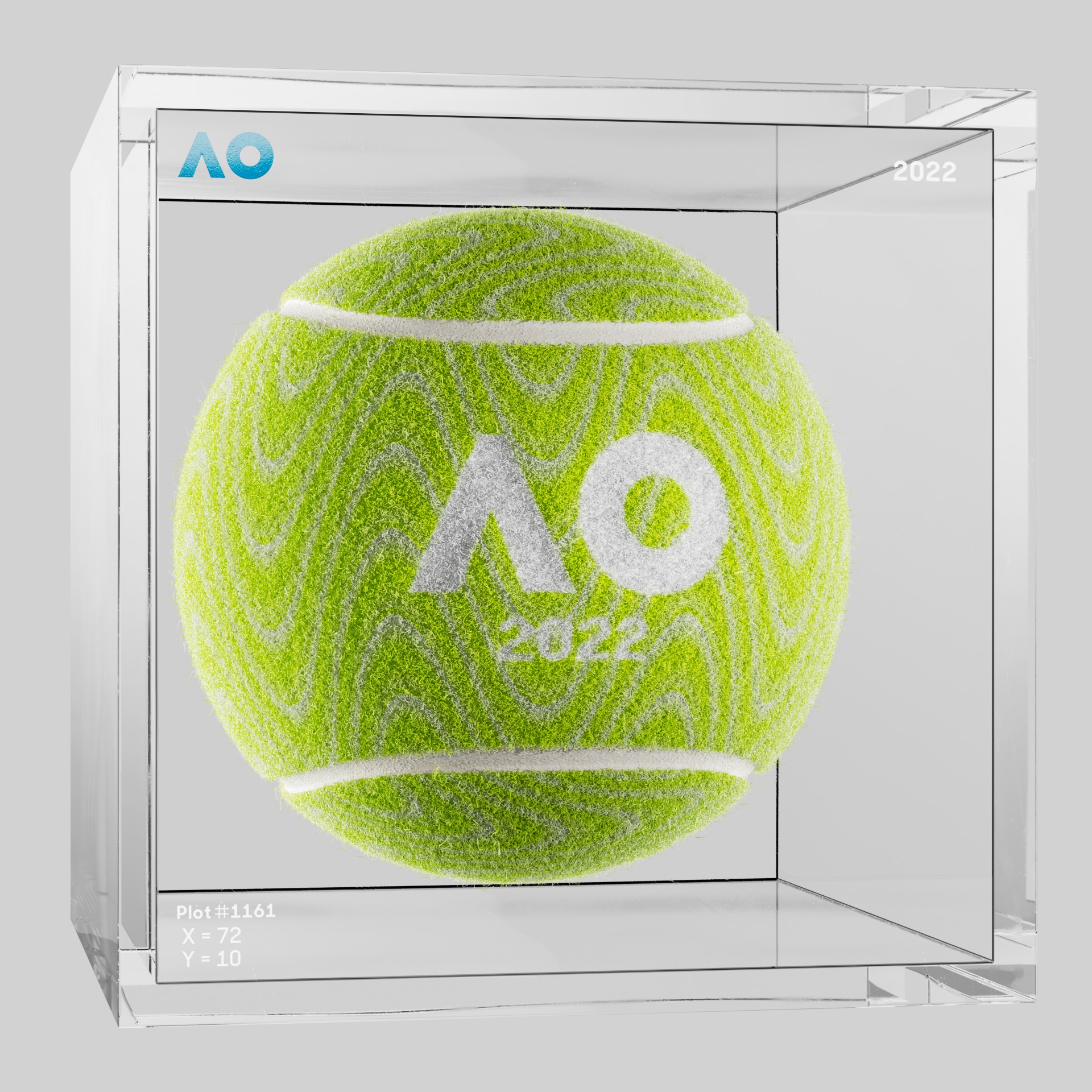 The Australian Open - The Australian Open Art Ball - AO Art Ball #4602 - NFT # 4602