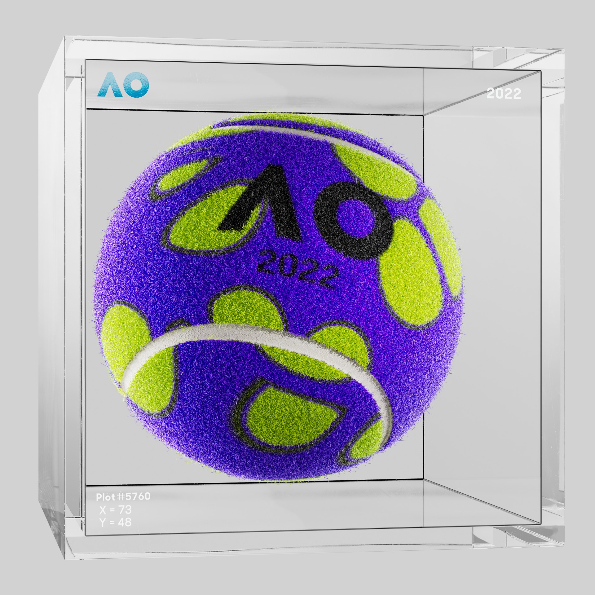 The Australian Open - The Australian Open Art Ball - AO Art Ball #4623 - NFT # 4623