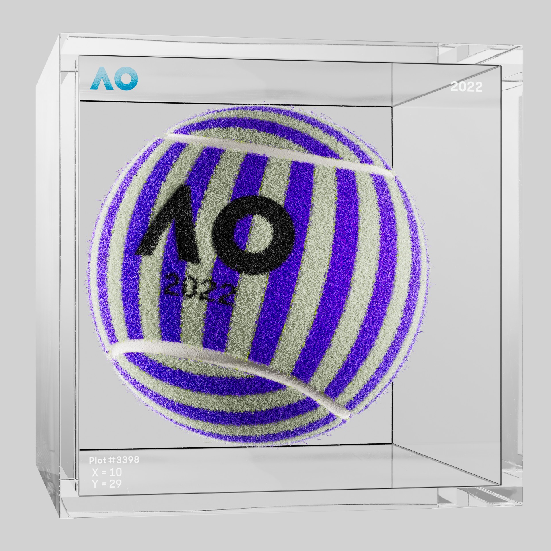 The Australian Open - The Australian Open Art Ball - AO Art Ball #4688 - NFT # 4688