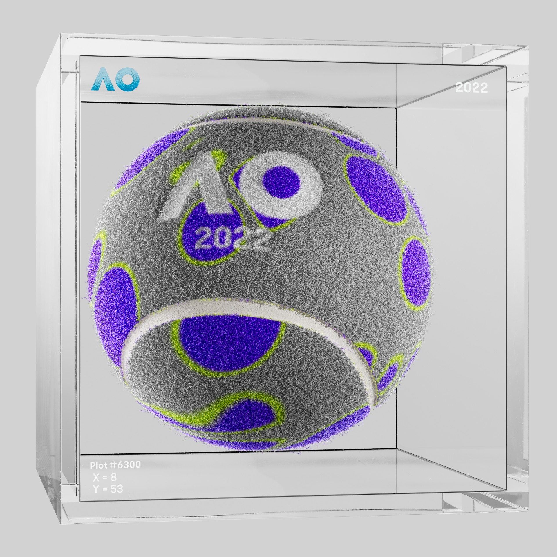 The Australian Open - The Australian Open Art Ball - AO Art Ball #4734 - NFT # 4734