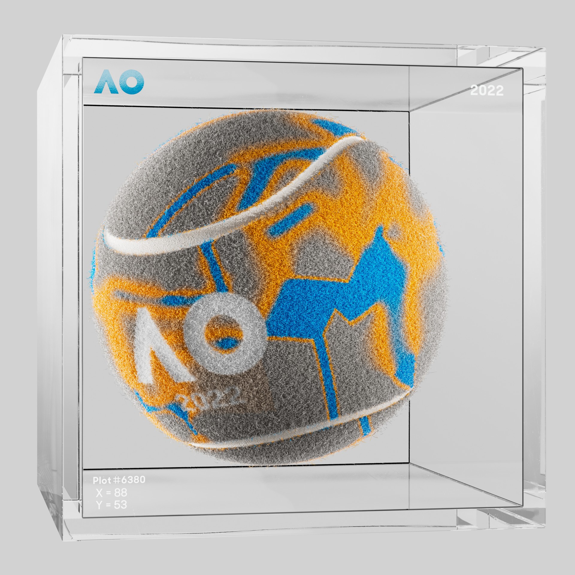 The Australian Open - The Australian Open Art Ball - AO Art Ball #476 - NFT # 476