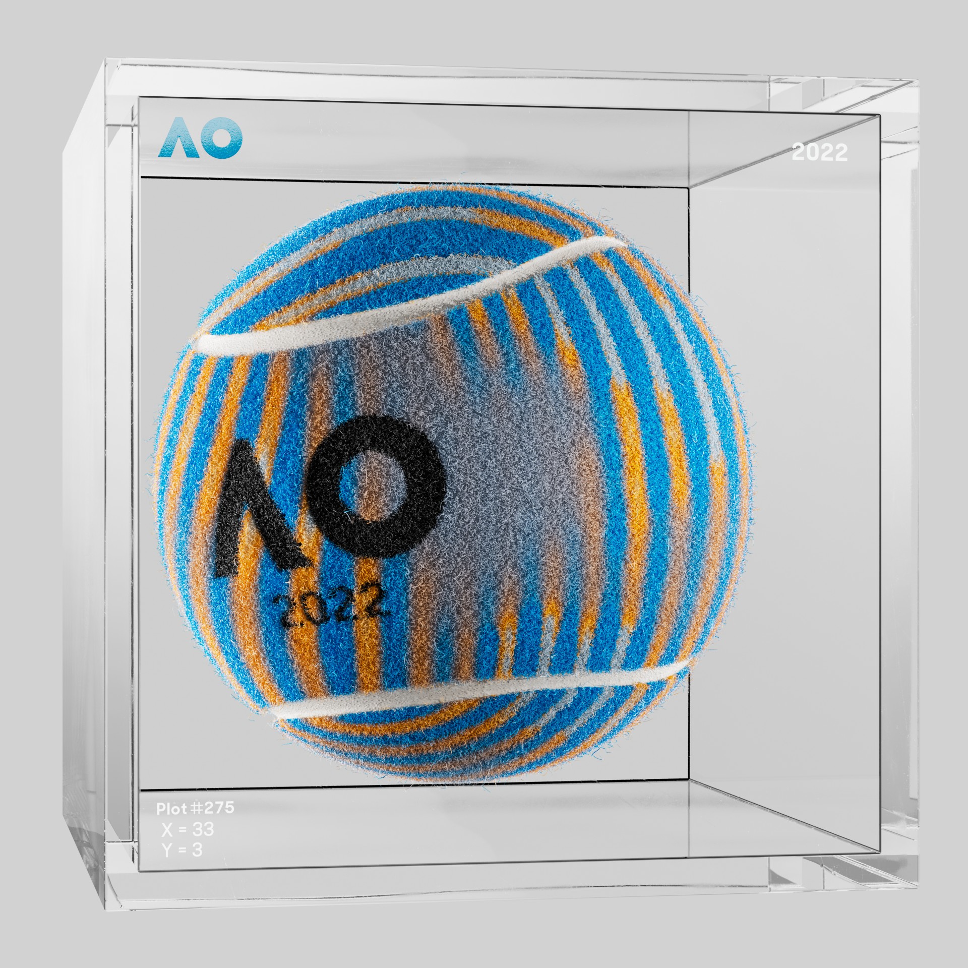 The Australian Open - The Australian Open Art Ball - AO Art Ball #4765 - NFT # 4765
